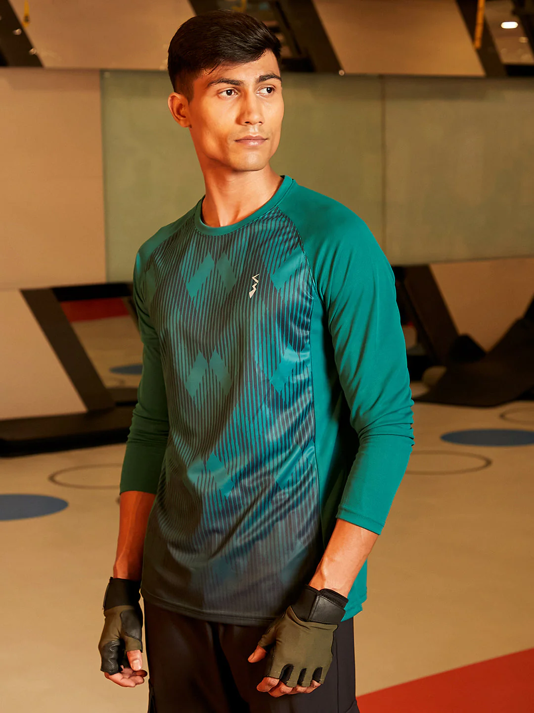 Geometric Activewear T-Shirt - Image 3