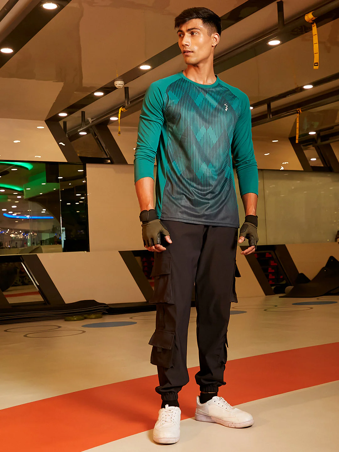 Geometric Activewear T-Shirt - Image 5