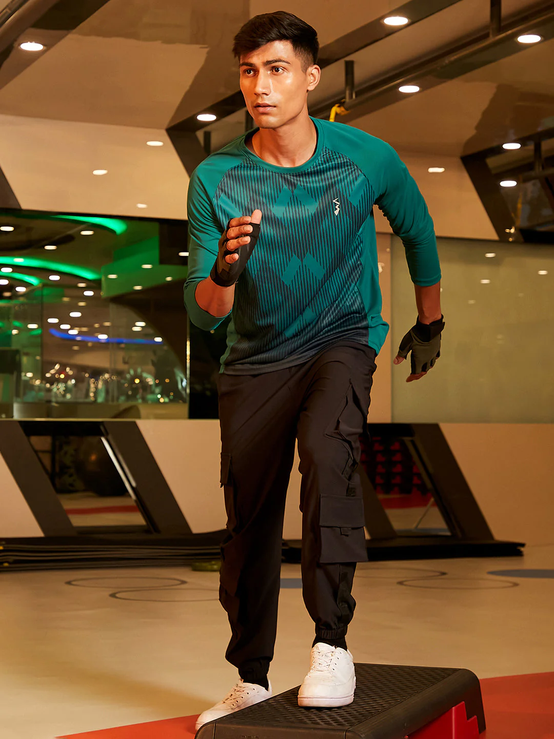 Geometric Activewear T-Shirt - Image 6