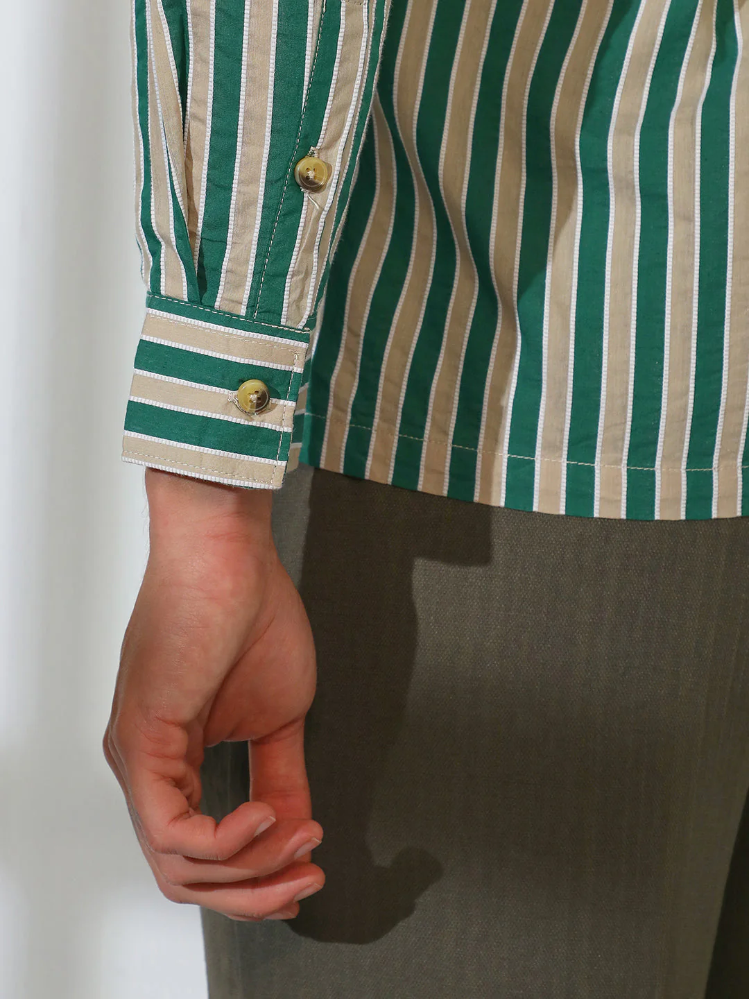 Candy Striped Oversized Shirt - Image 8