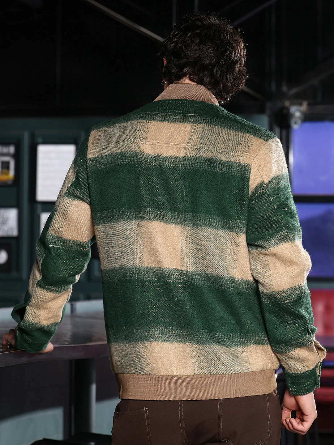 Zip-Front Buffalo Bomber Jacket - Image 4
