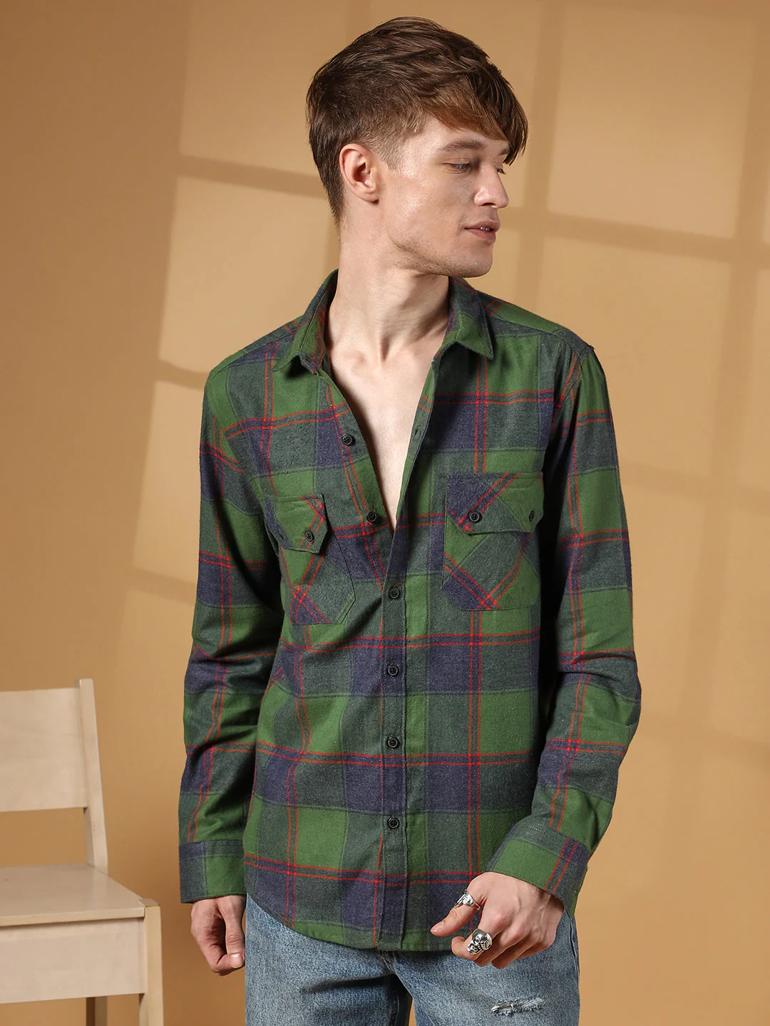 Check Utility Shirt - Image 2