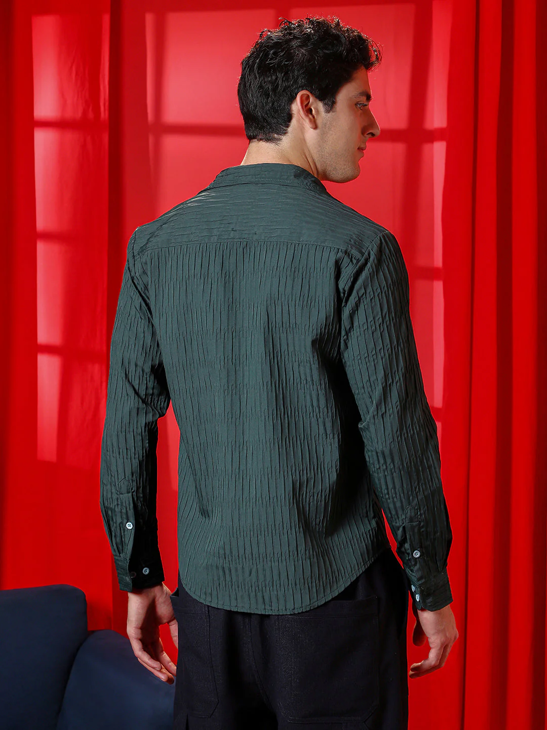 Panelled -Tactile Shirt - Image 4