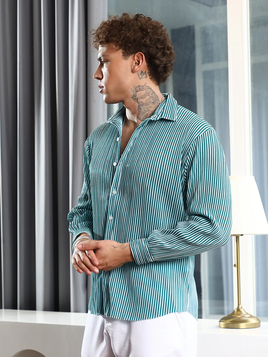 Pleat-Creased Shirt - Image 3
