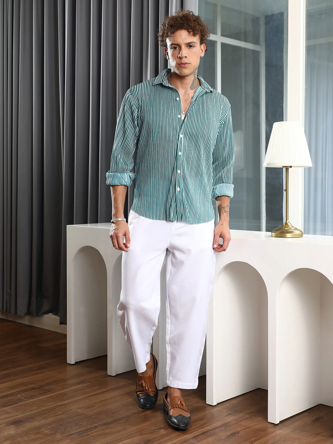 Pleat-Creased Shirt - Image 6