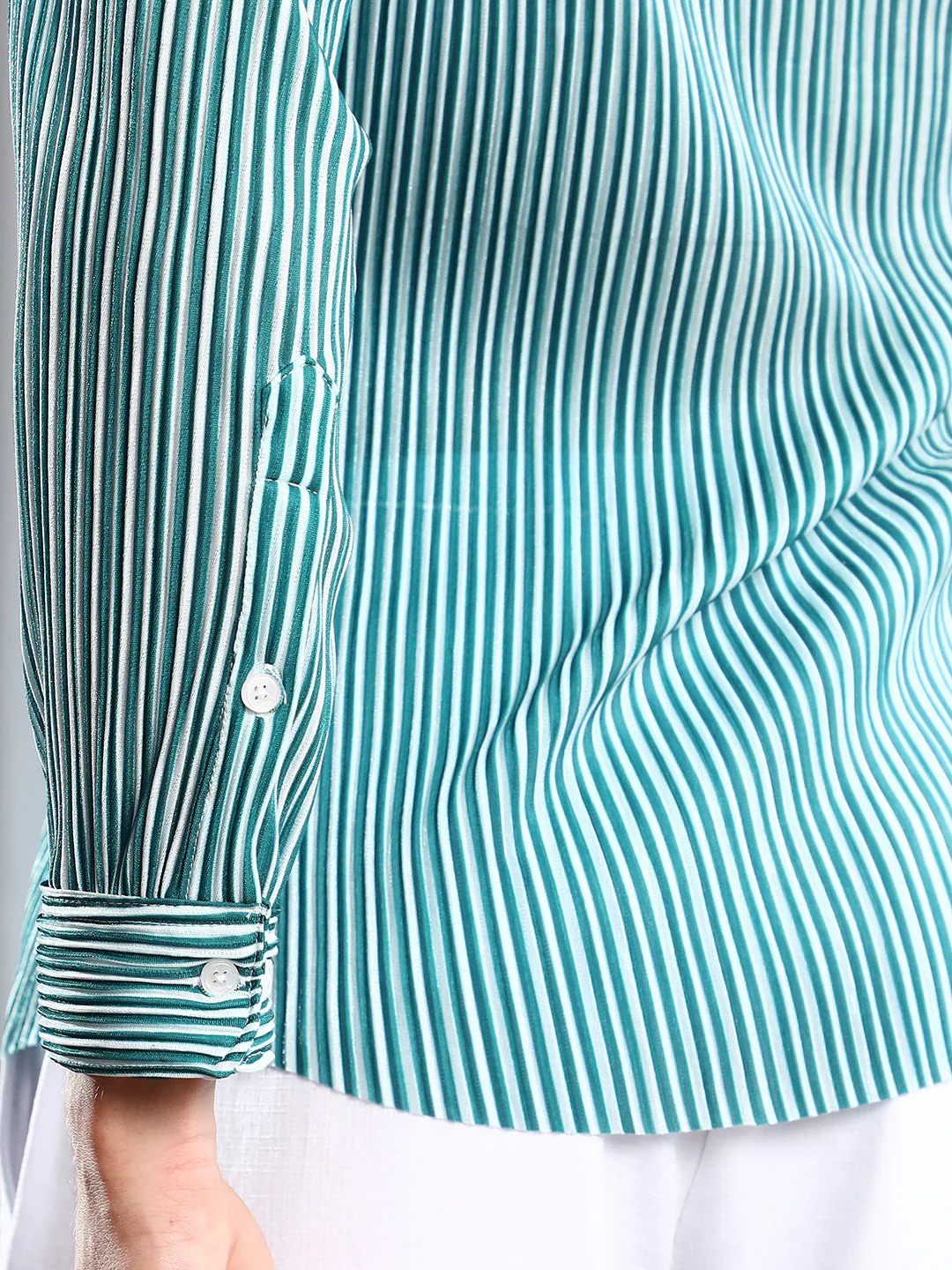 Pleat-Creased Shirt - Image 8