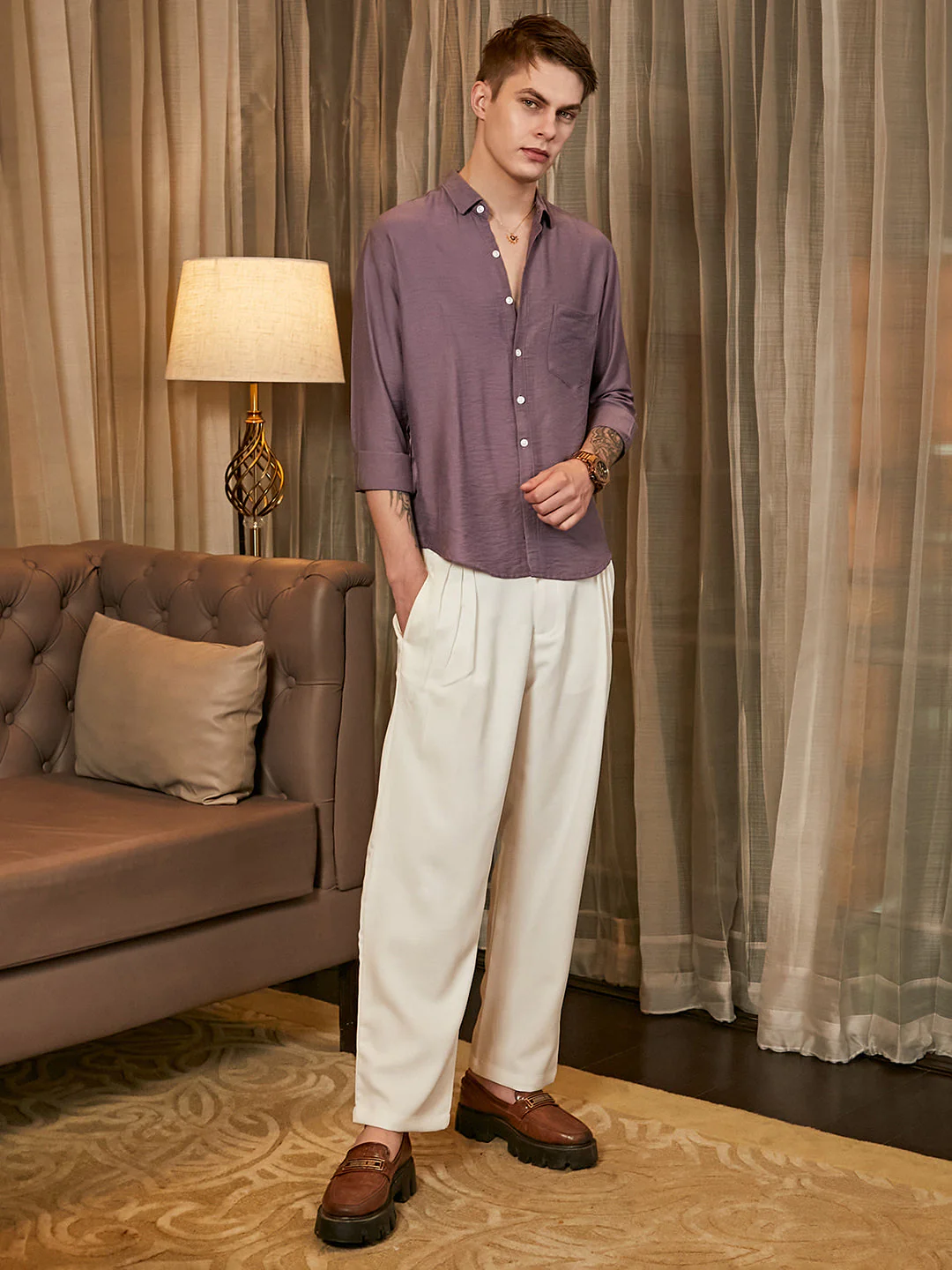 Breezy Wrinked Relaxed Shirt - Image 5