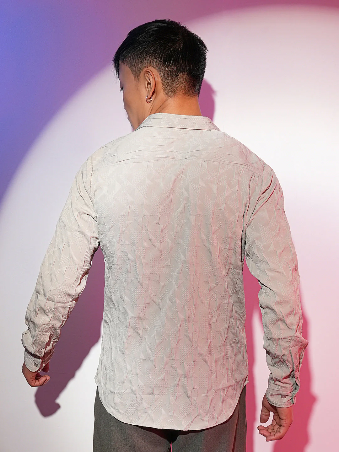 Geometric-Texture Shirt - Image 4
