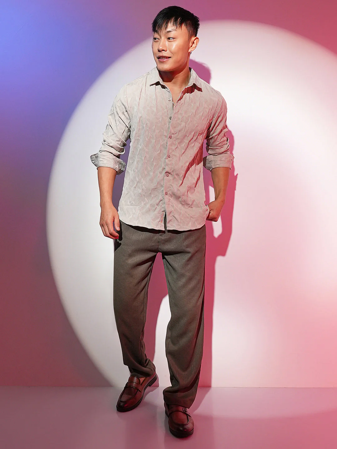 Geometric-Texture Shirt - Image 5