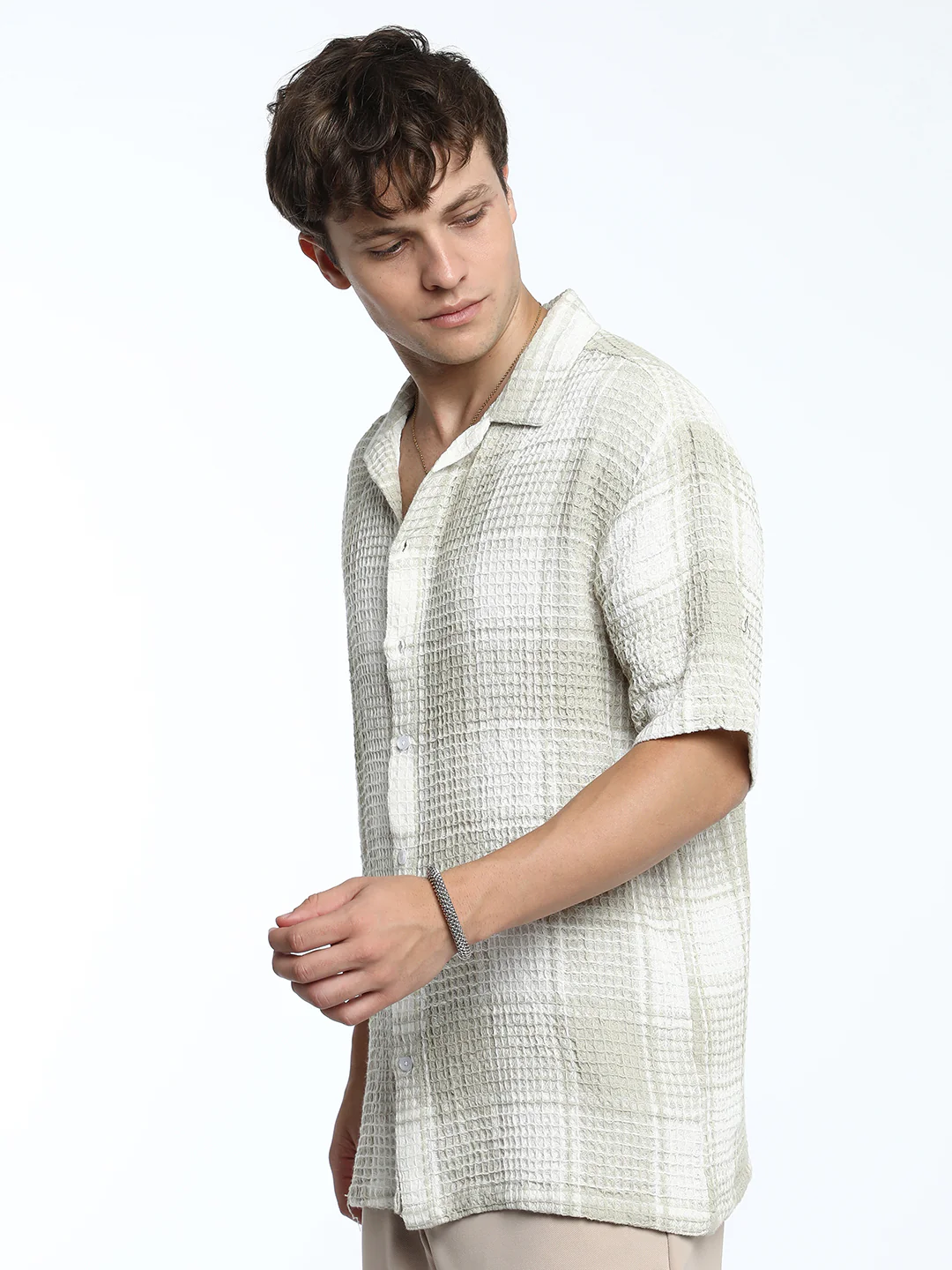 Buffalo Check Oversized Shirt - Image 10