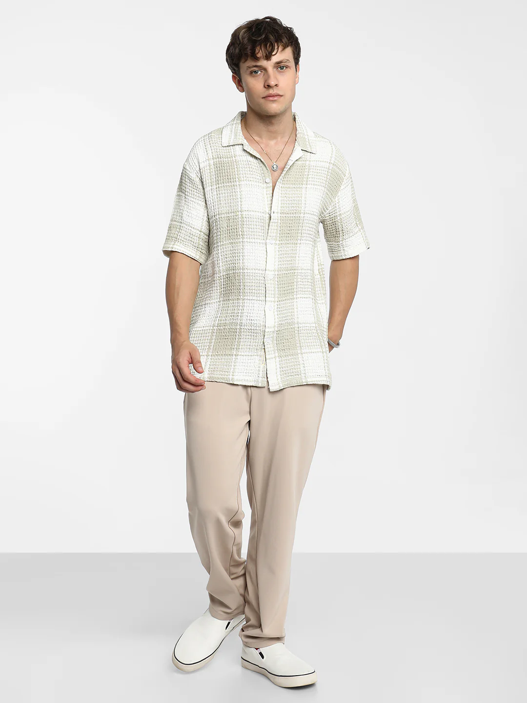 Buffalo Check Oversized Shirt - Image 12
