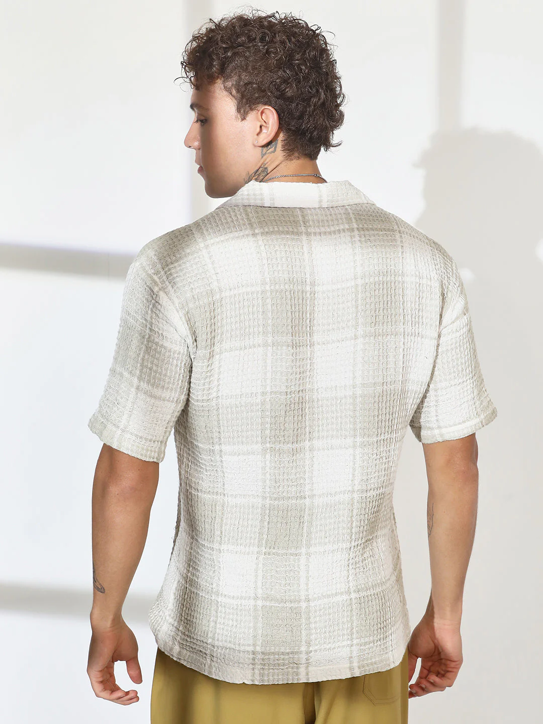 Buffalo Check Oversized Shirt - Image 4