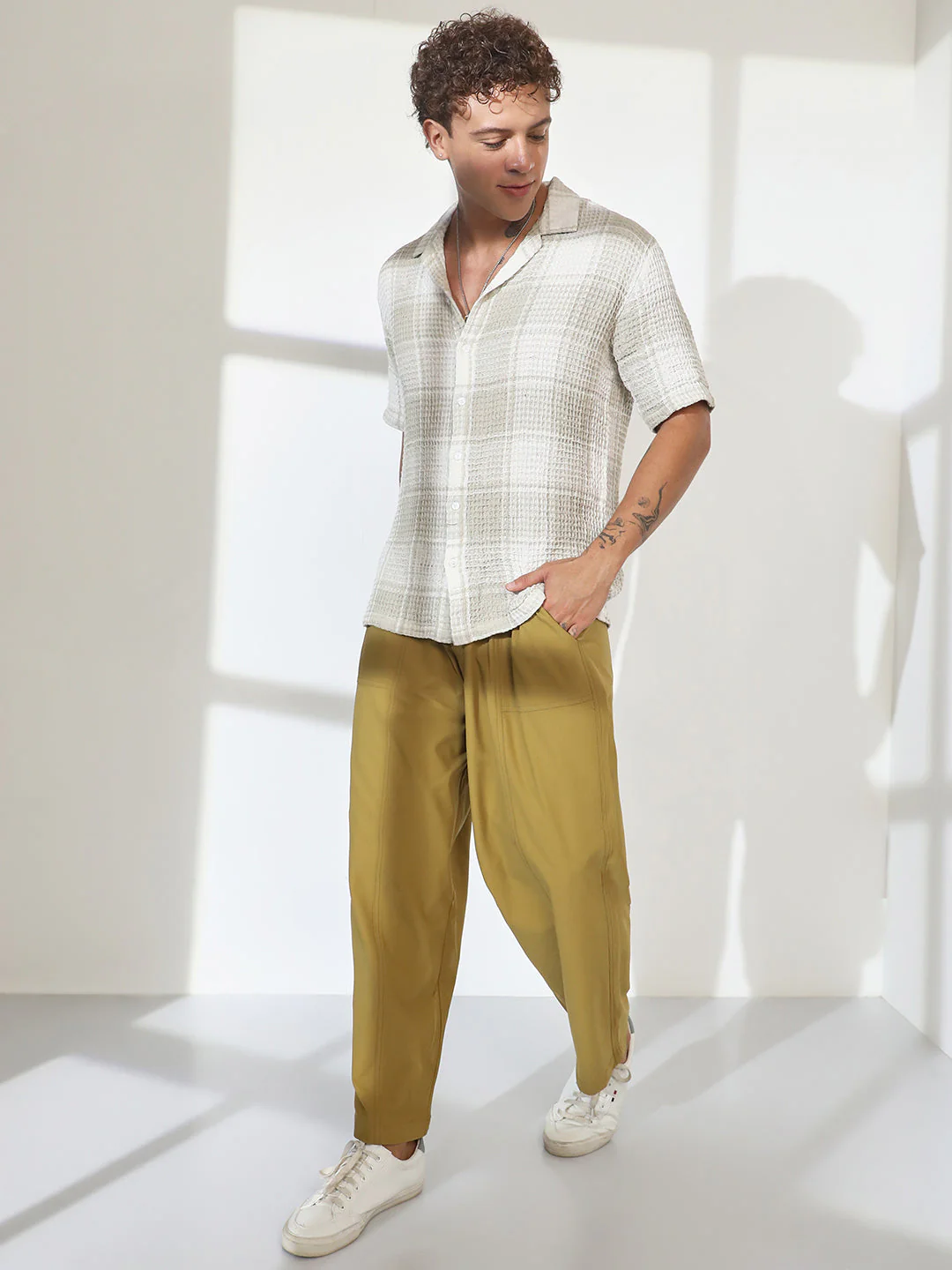 Buffalo Check Oversized Shirt - Image 5