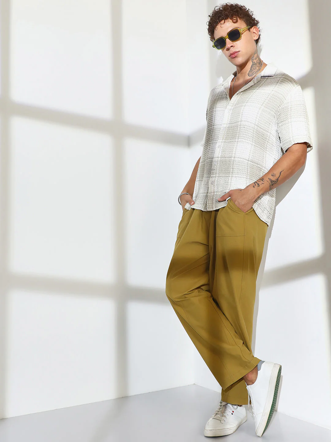 Buffalo Check Oversized Shirt - Image 6