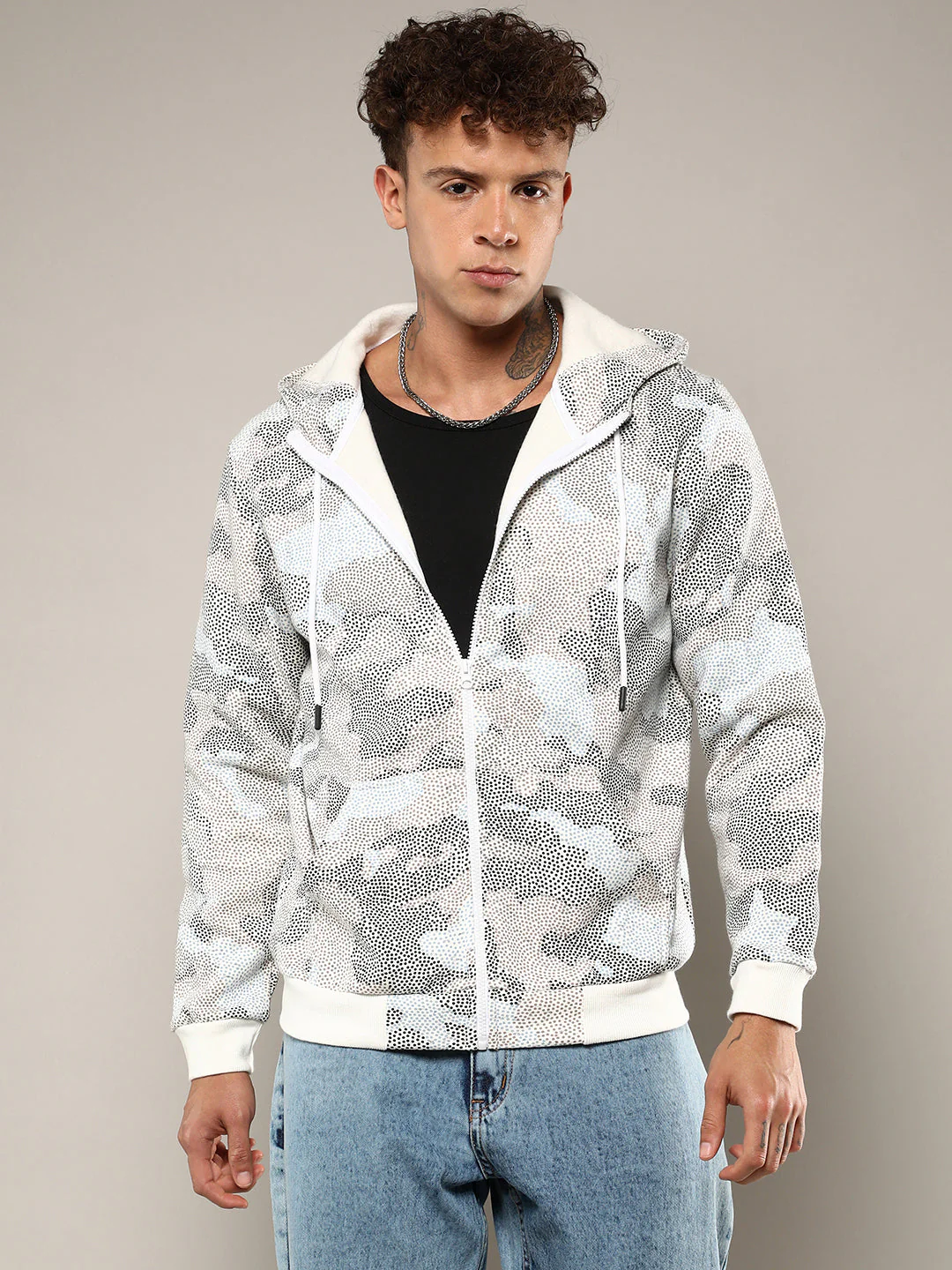 Abstract Dotted Sweatshirt - Image 2