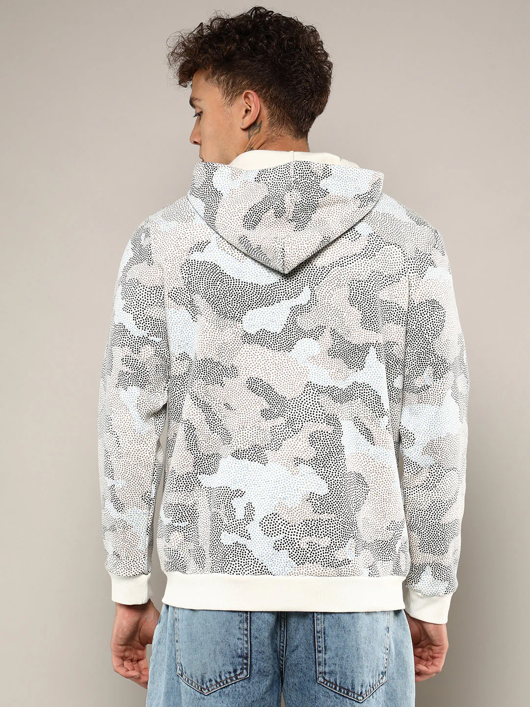 Abstract Dotted Sweatshirt - Image 4