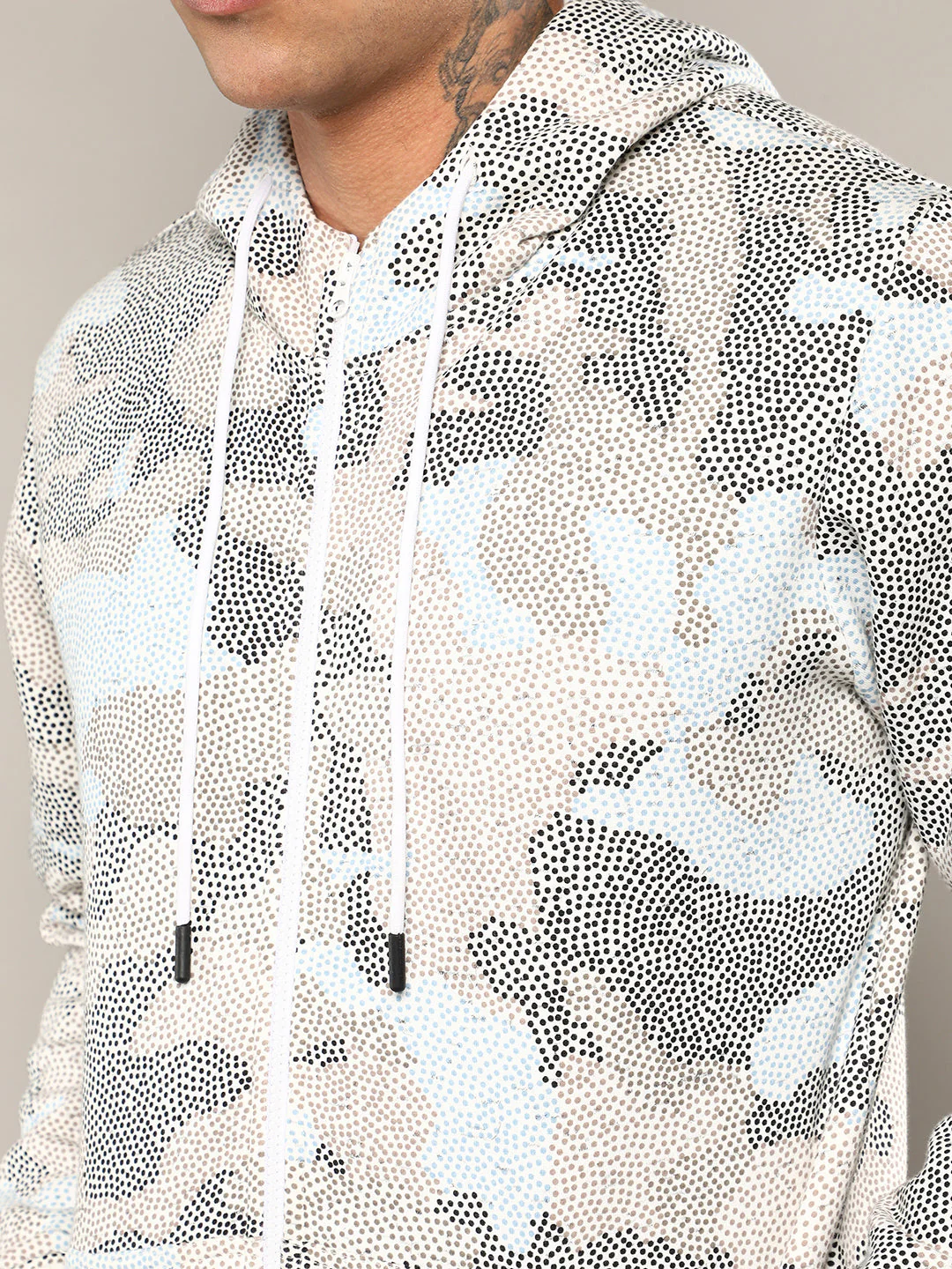 Abstract Dotted Sweatshirt - Image 7