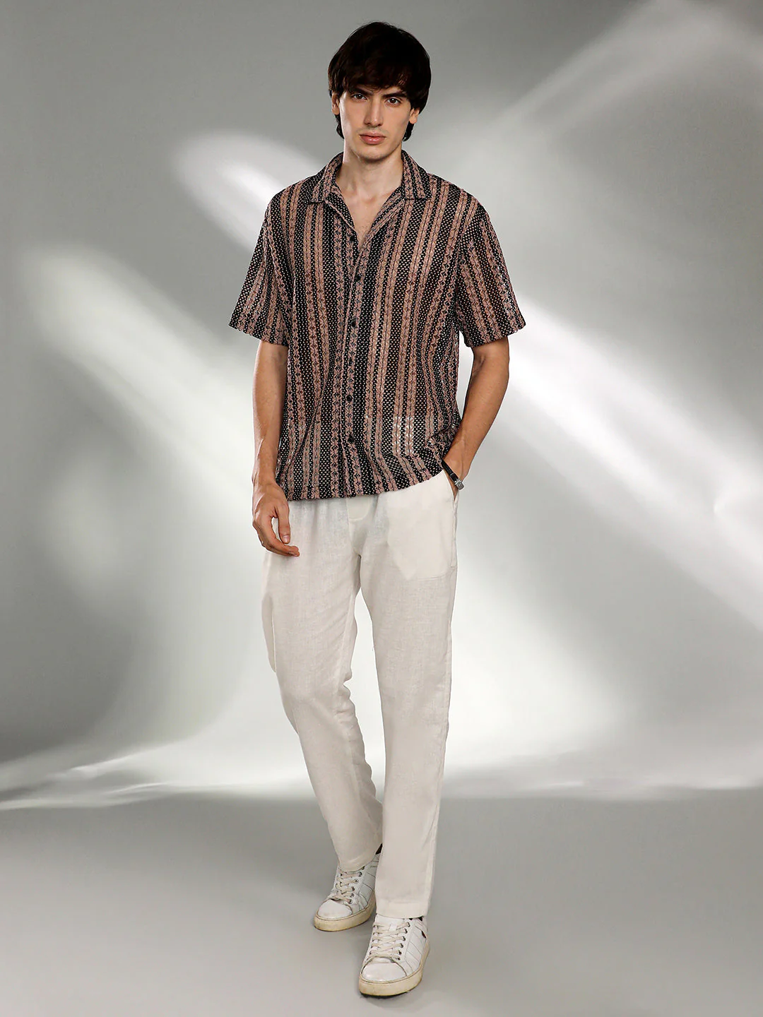 Multitrack Knit Oversized Shirt - Image 5