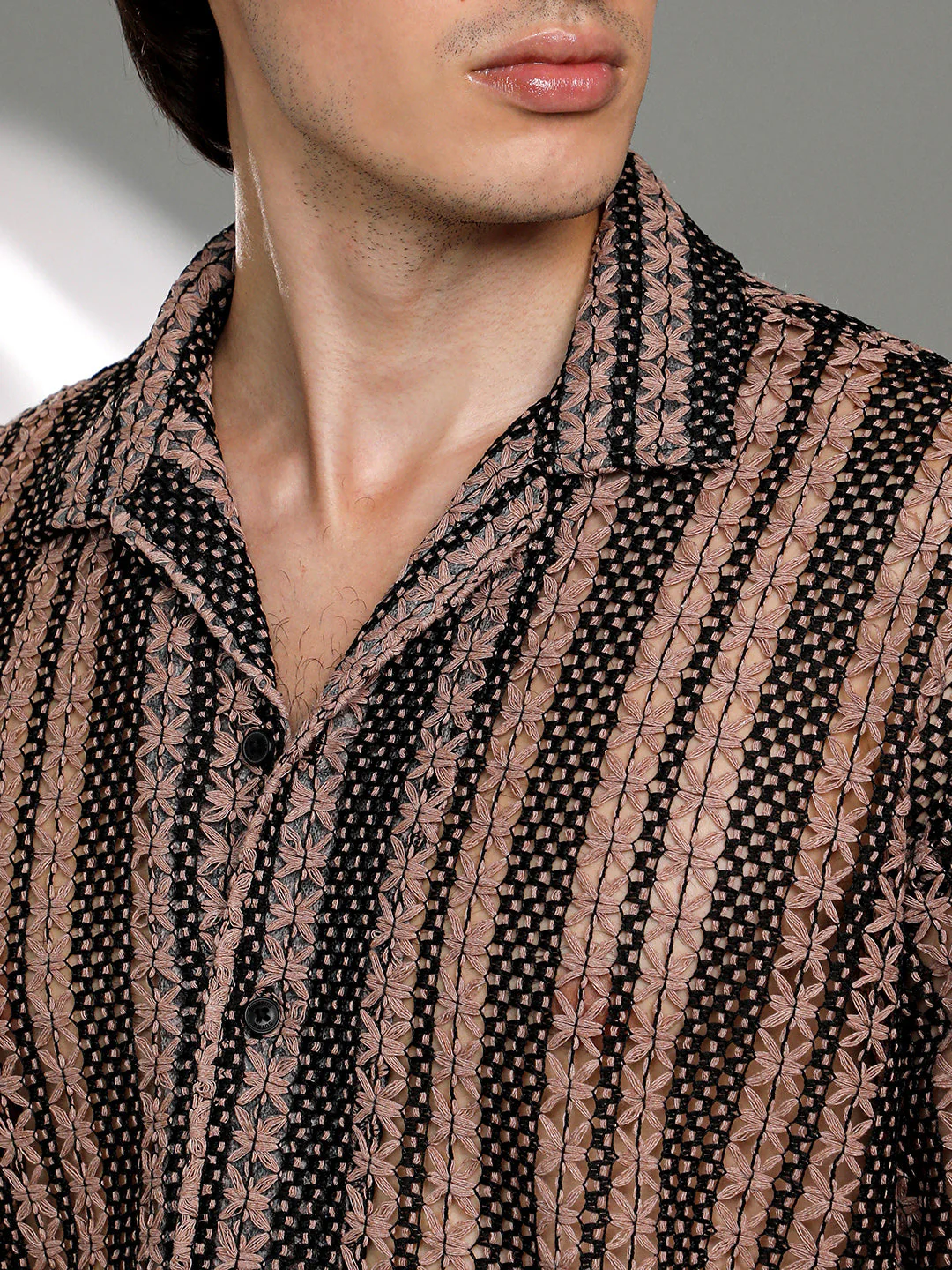 Multitrack Knit Oversized Shirt - Image 7