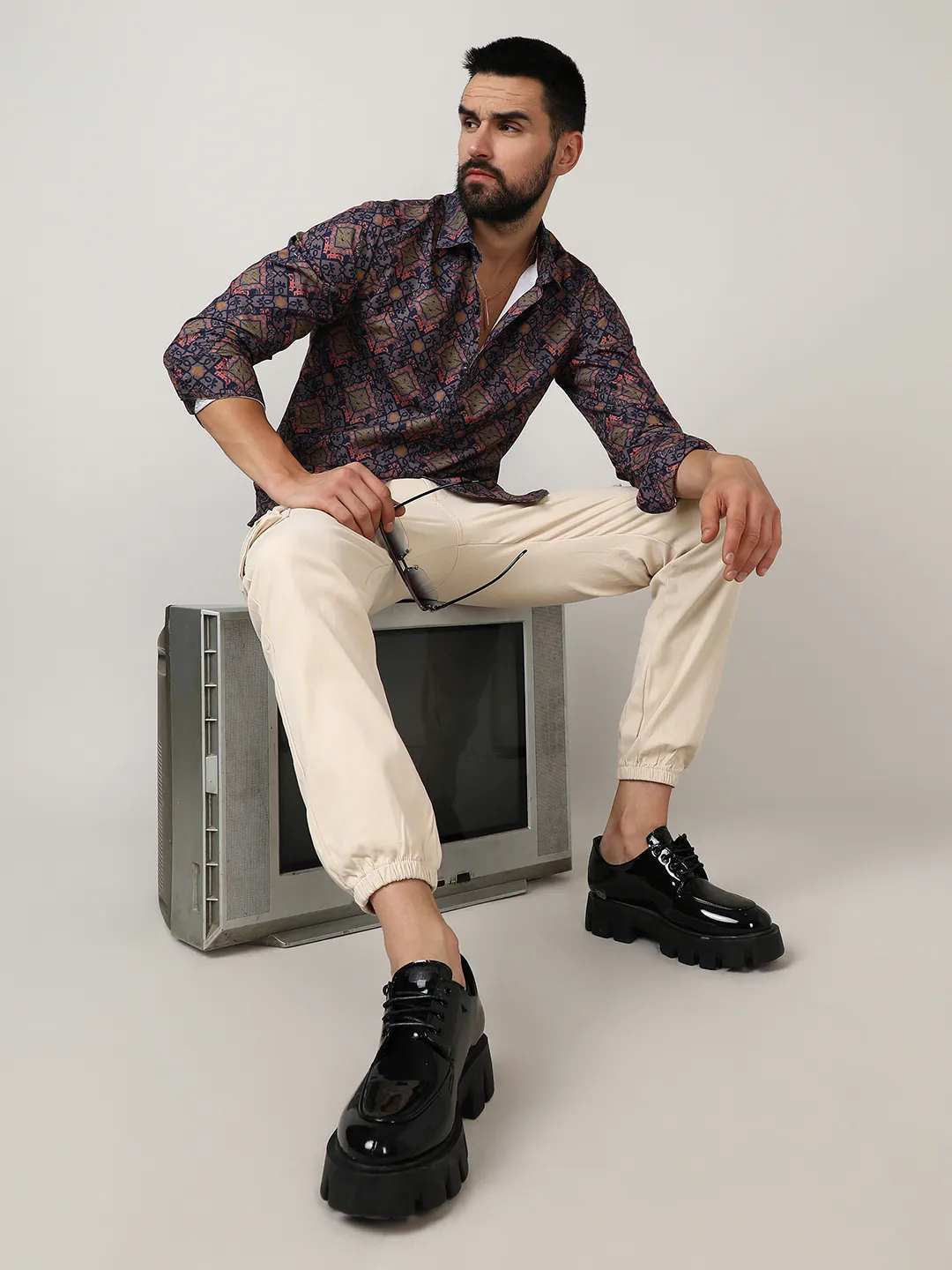 Ethnic Geometric Shirt - Image 10