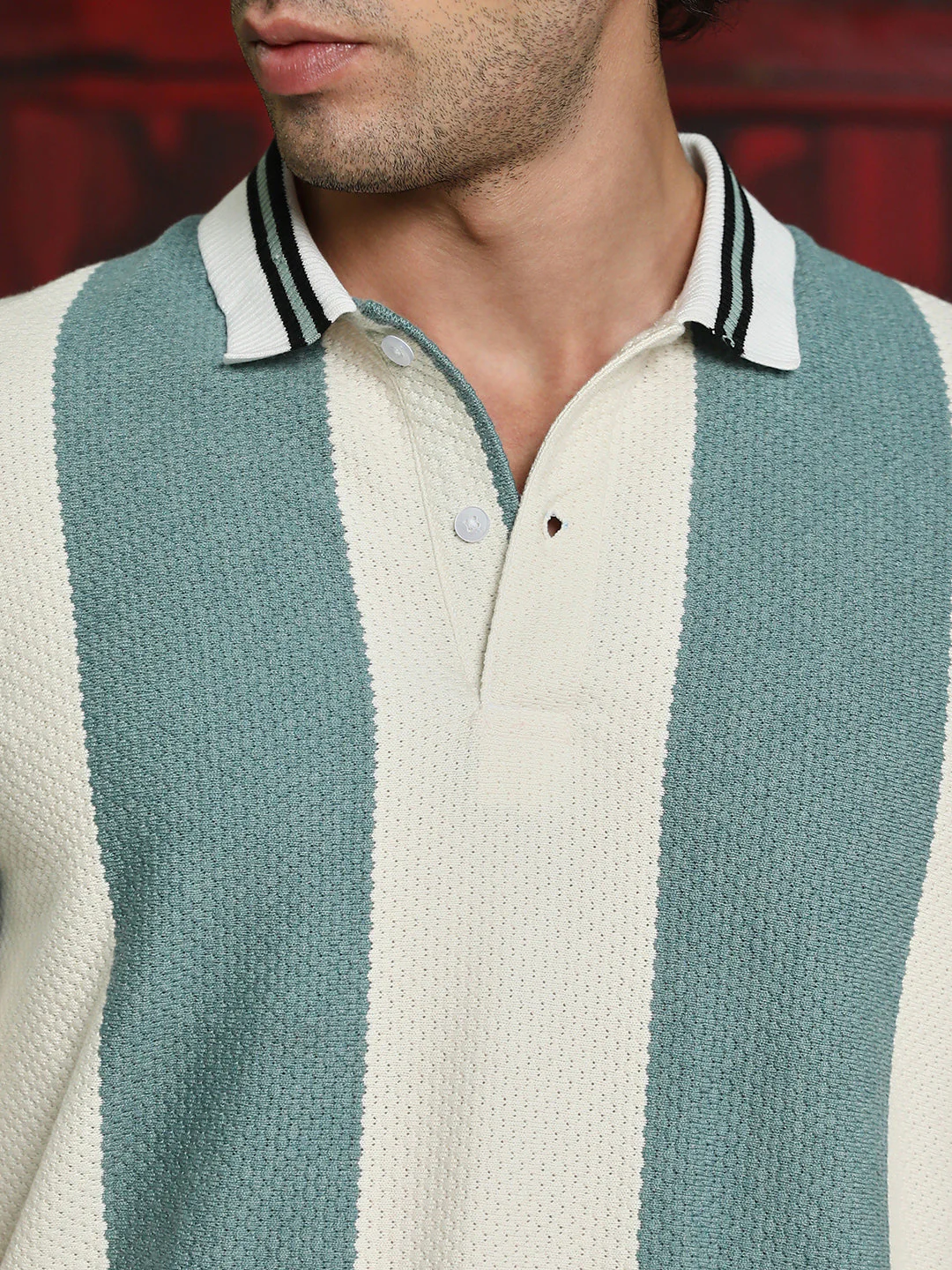 Awning-Jacquard Polo T-Shirt - Image 7