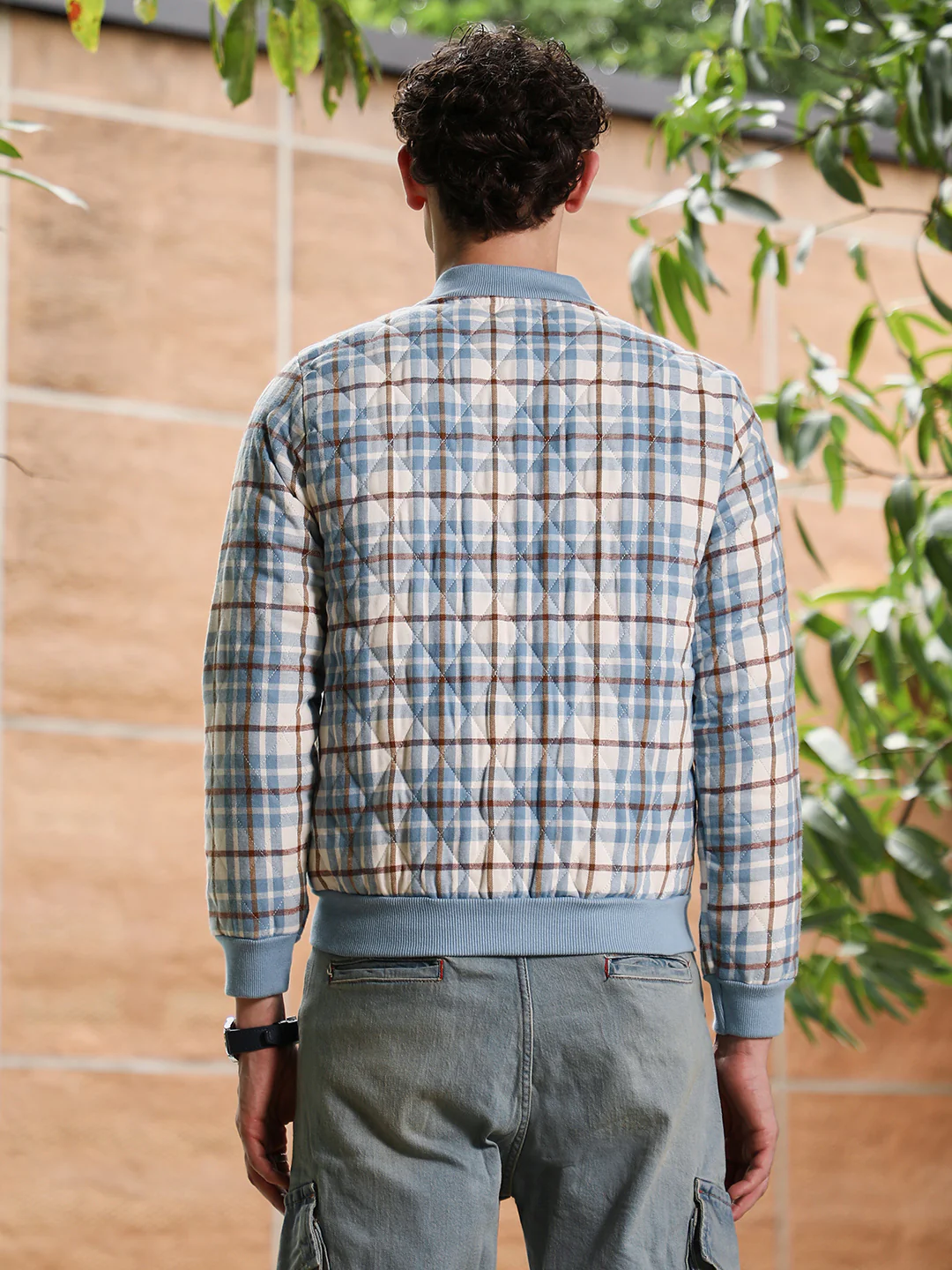 Tartan Plaid Bomber Jacket - Image 12