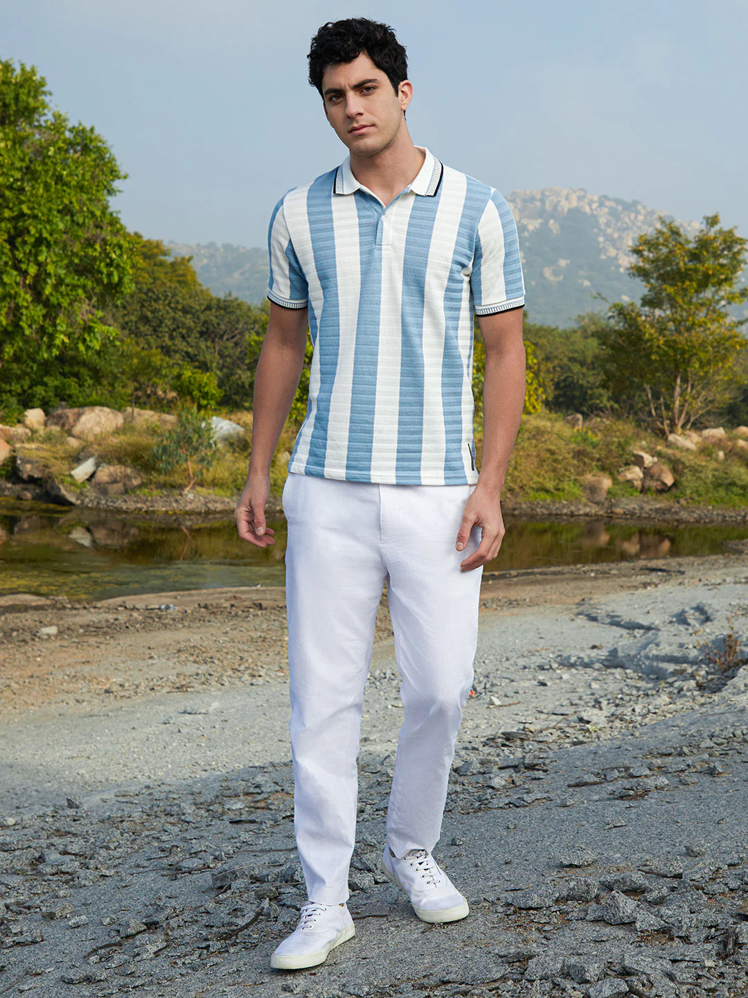 Awning-Striped Polo T-Shirt - Image 5