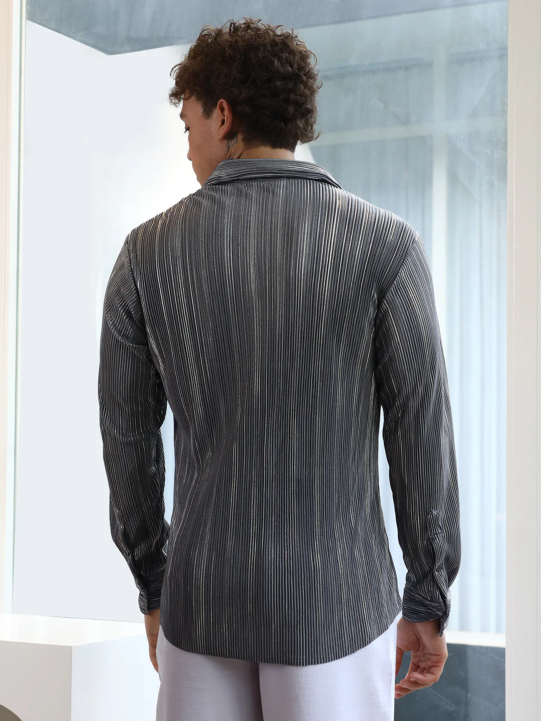 Pleat-Creased Shirt - Image 4