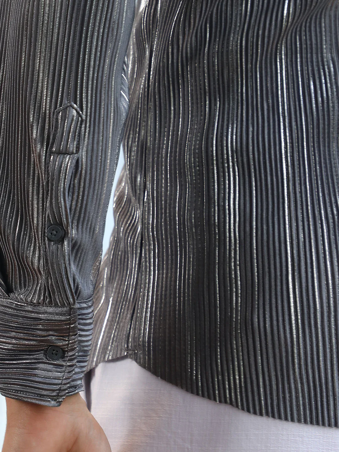 Pleat-Creased Shirt - Image 7