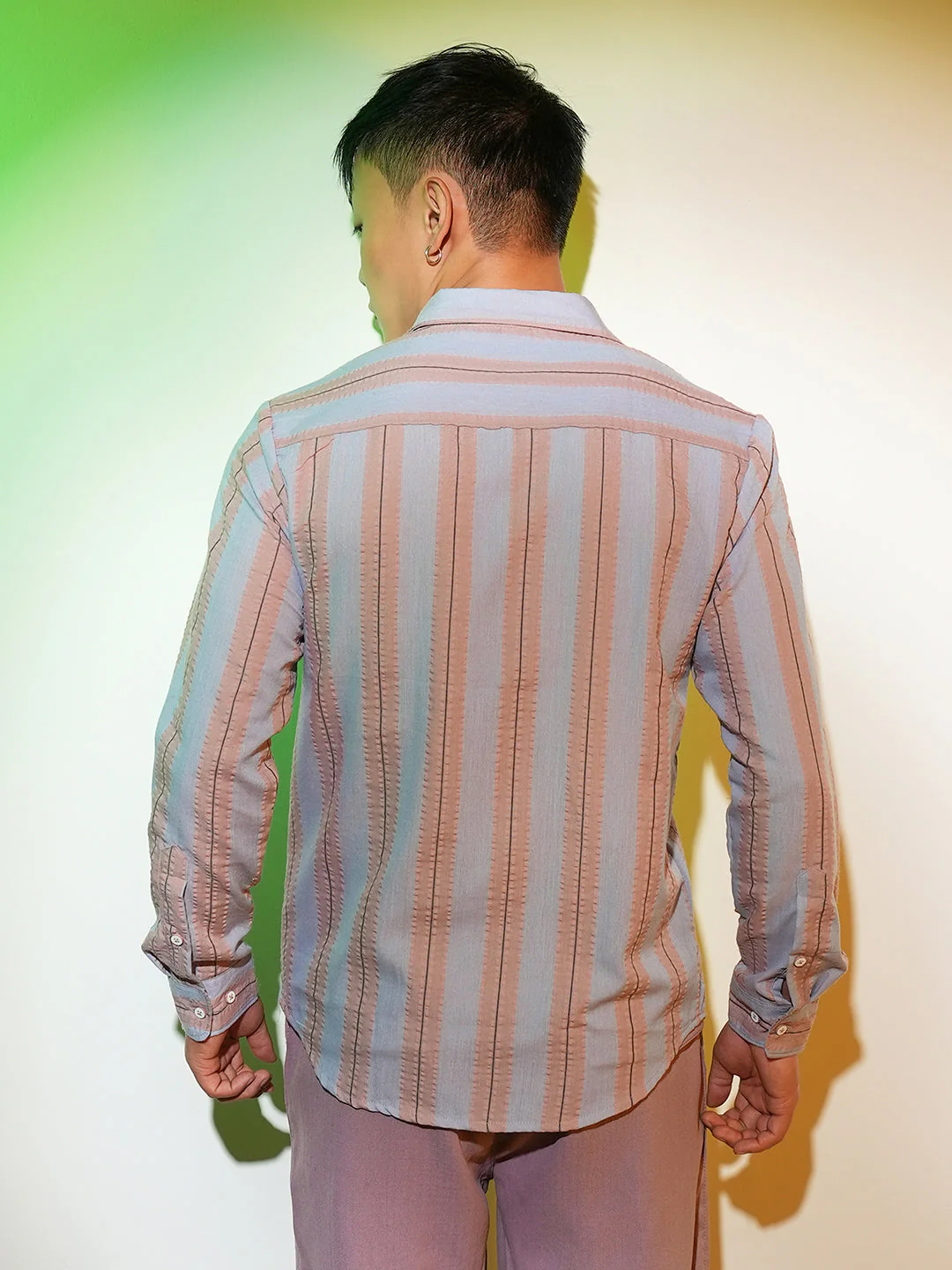 Striped Seersucker Shirt - Image 4