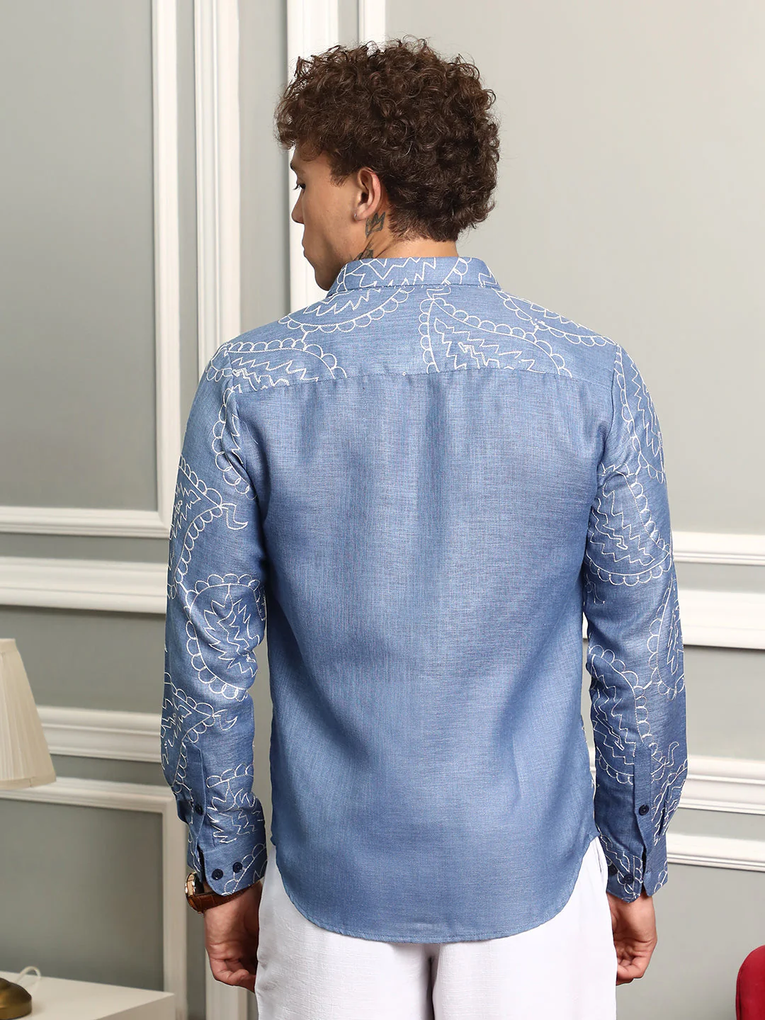 Paisley-Lined Shirt - Image 4