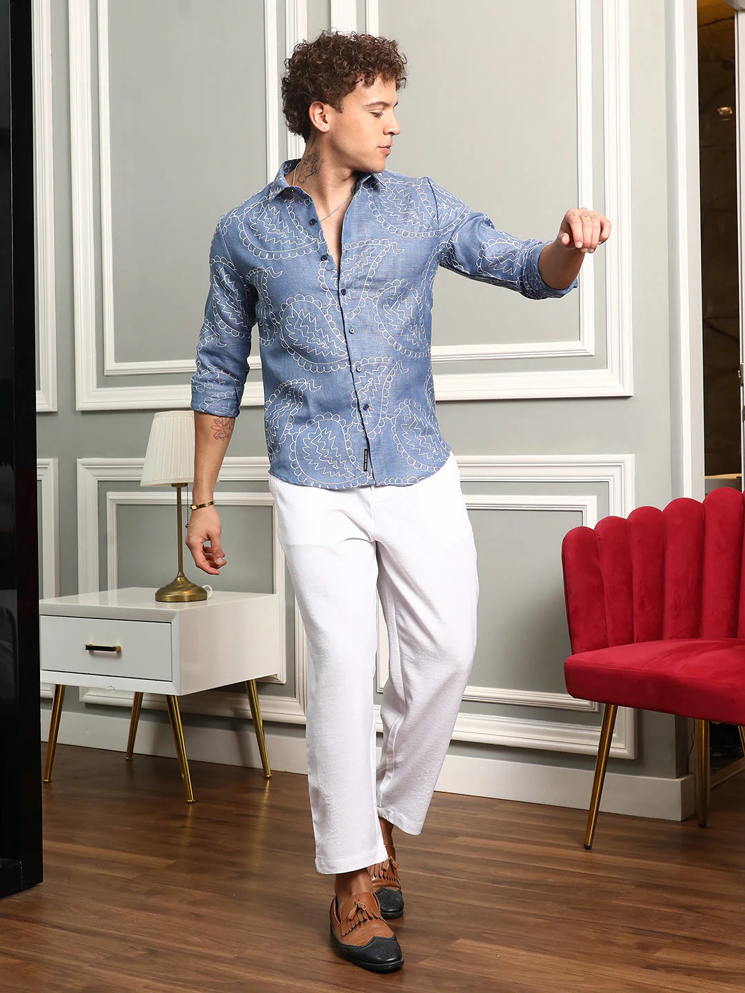 Paisley-Lined Shirt - Image 5
