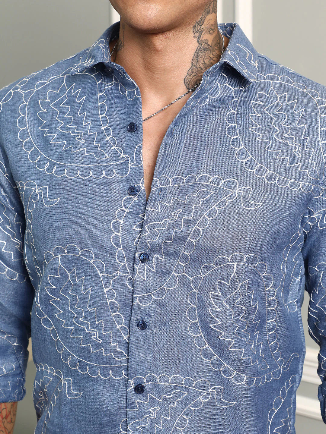 Paisley-Lined Shirt - Image 7