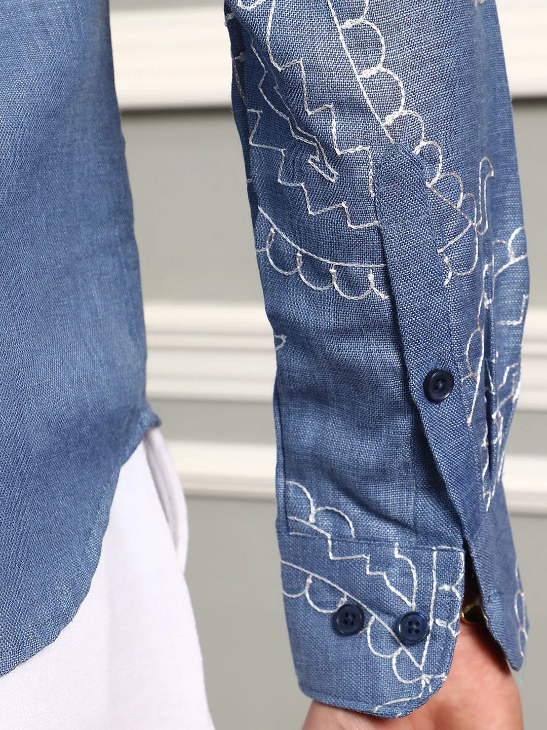 Paisley-Lined Shirt - Image 8