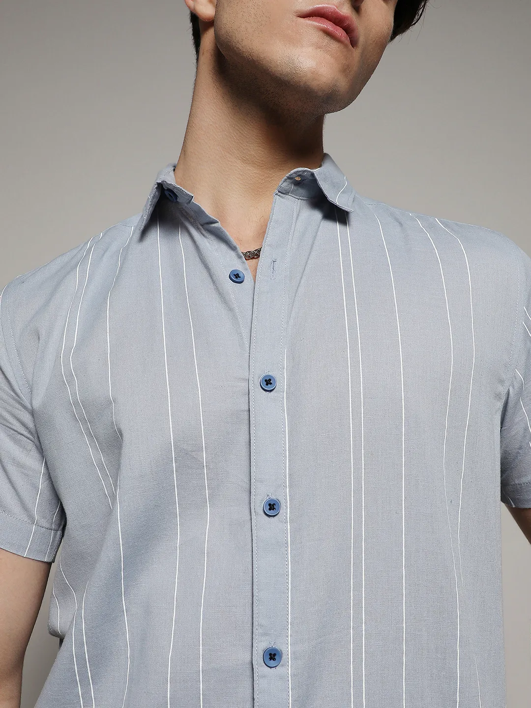 Unbalanced Striped Shirt - Image 4