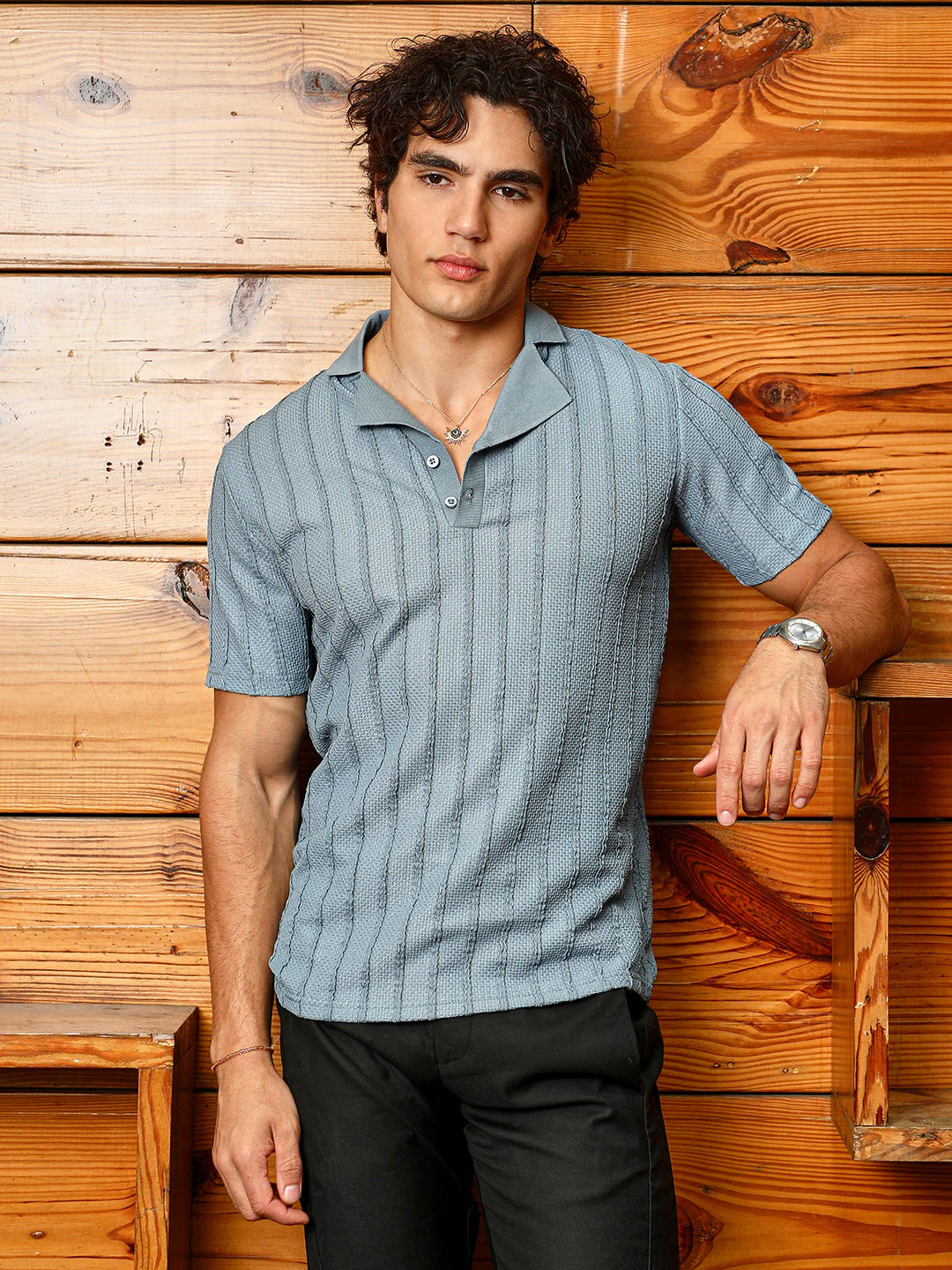 Wicker-Tactitle Polo T-Shirt - Image 2