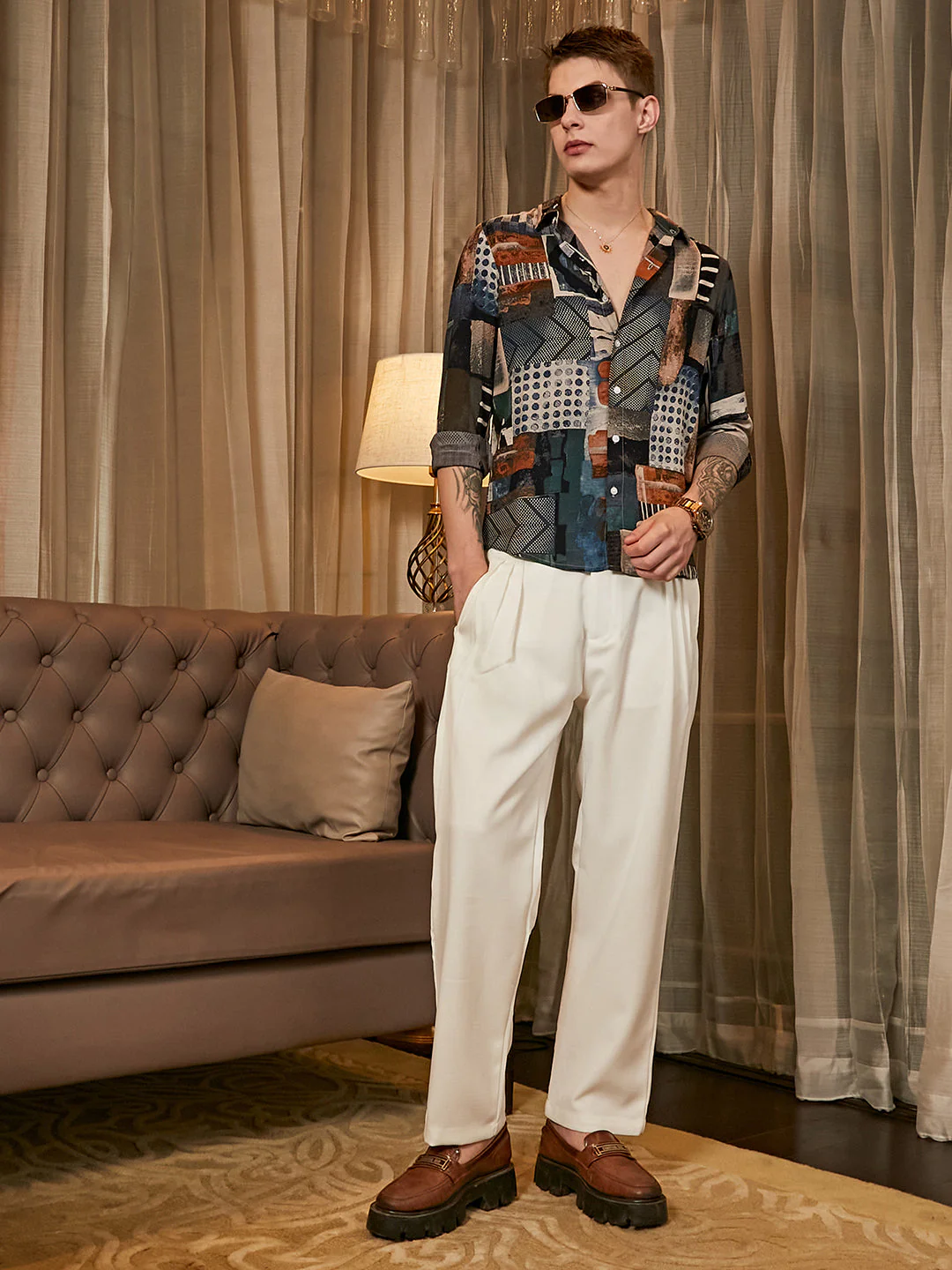 Earthy-Abstract Shirt - Image 6