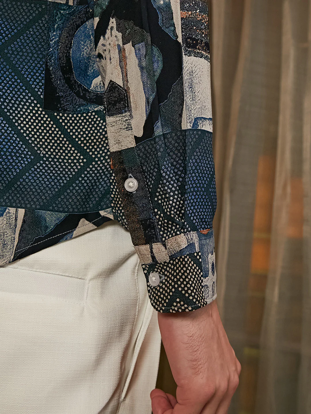 Earthy-Abstract Shirt - Image 8