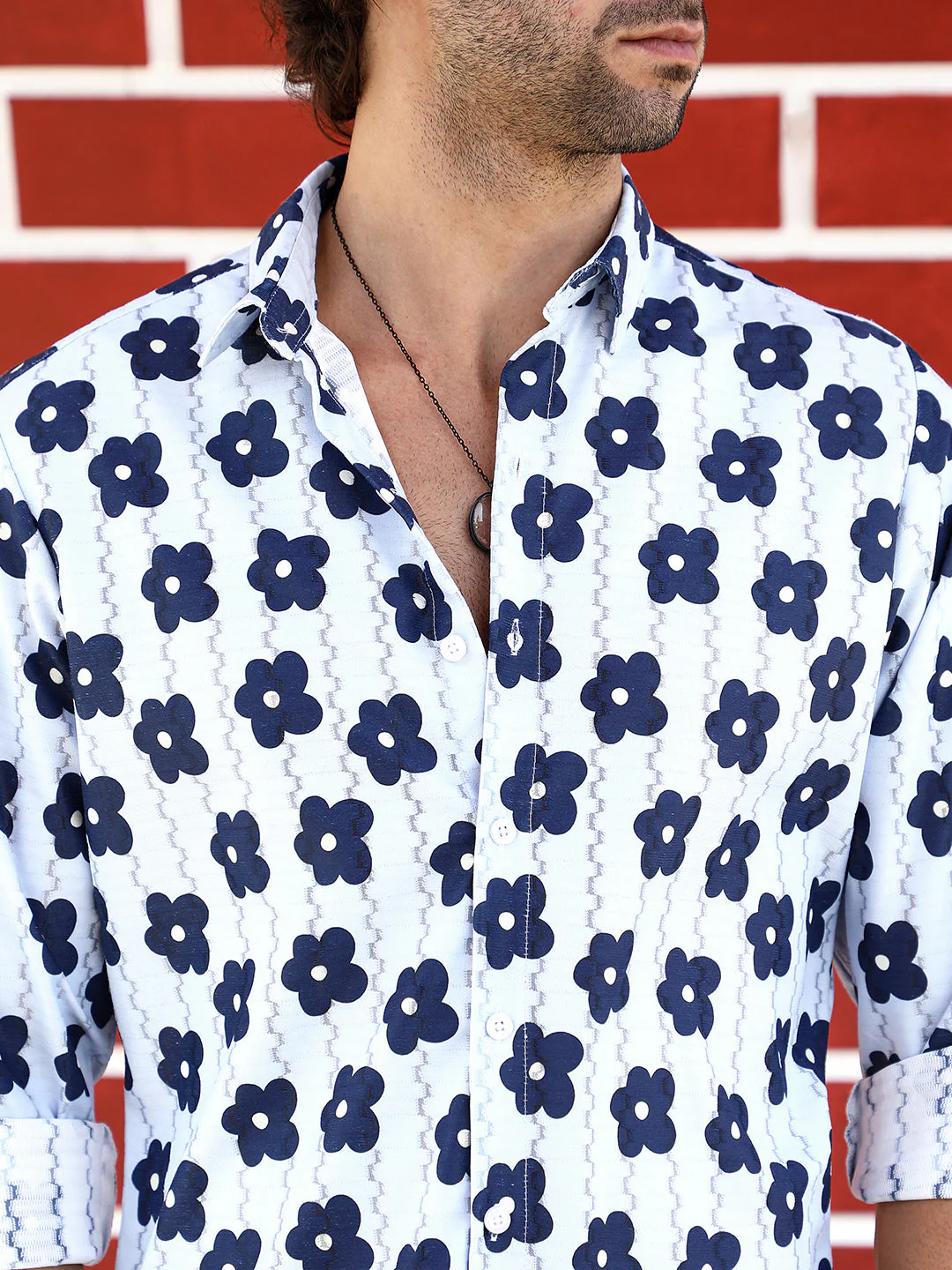 Retro-Bloom Tactile Shirt - Image 7