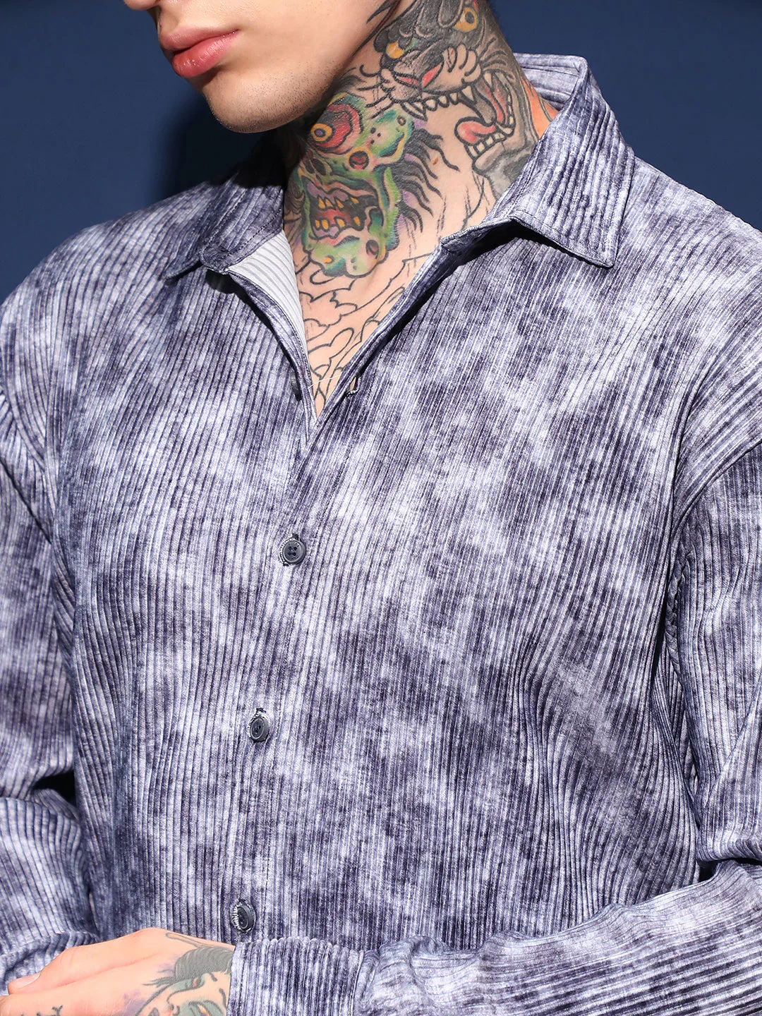 Faded Corduroy Relaxed Shirt - Image 7