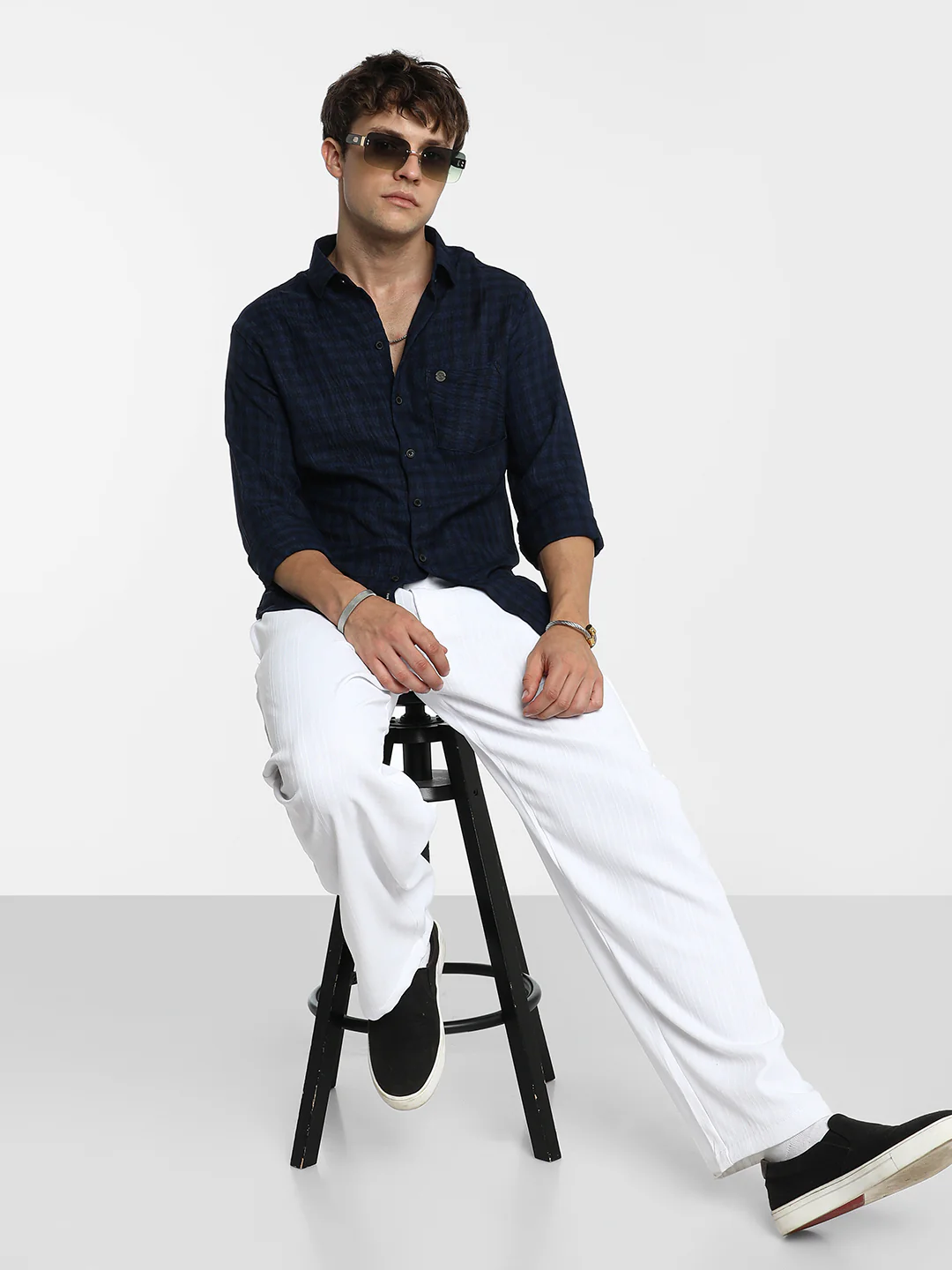Gingham Check Shirt - Image 14