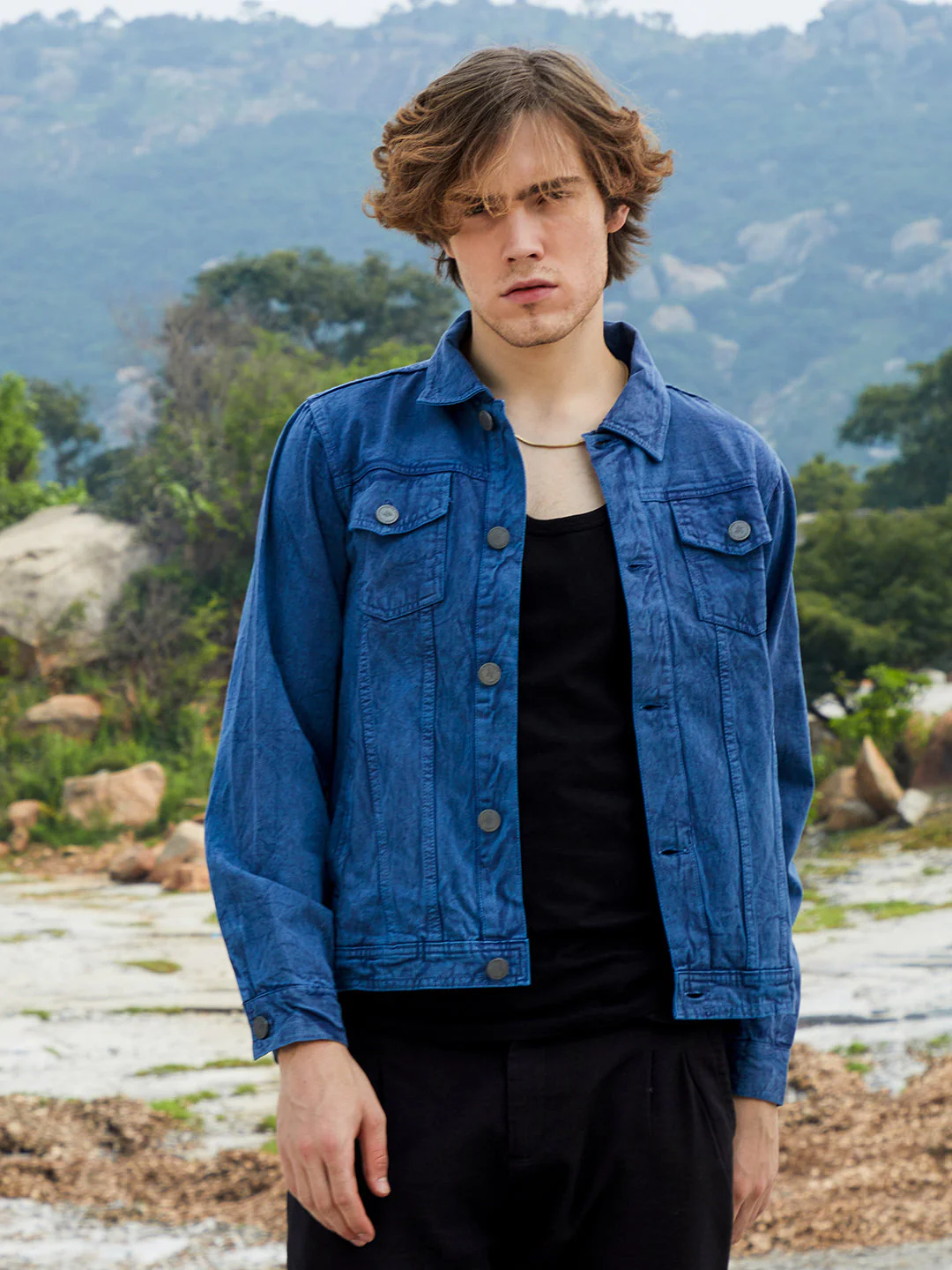 Medium-Wash Denim Jacket - Image 2