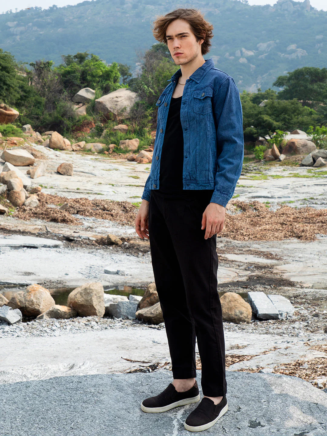 Medium-Wash Denim Jacket - Image 5