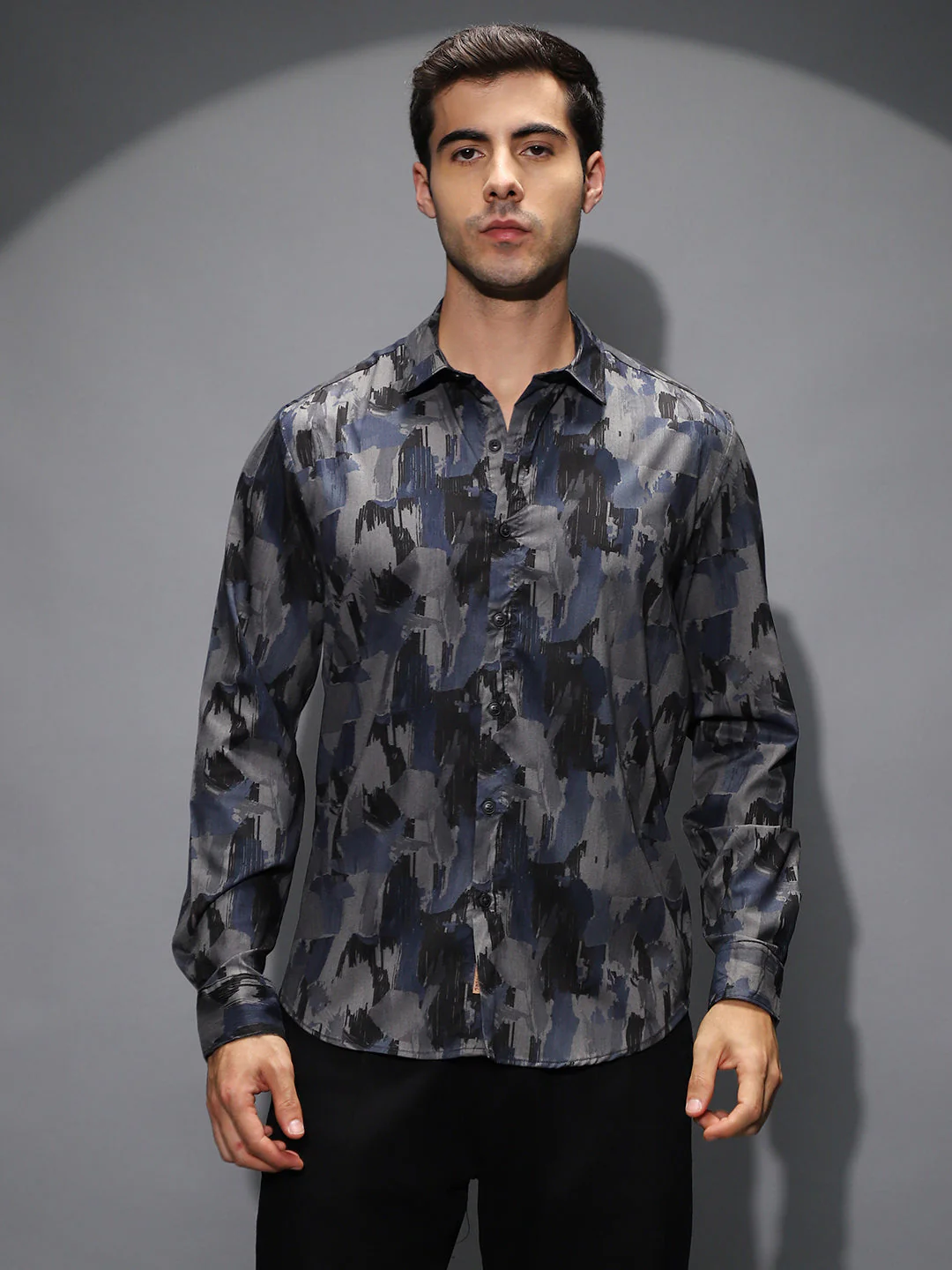 Fray-Stroke Imprint Shirt - Image 2