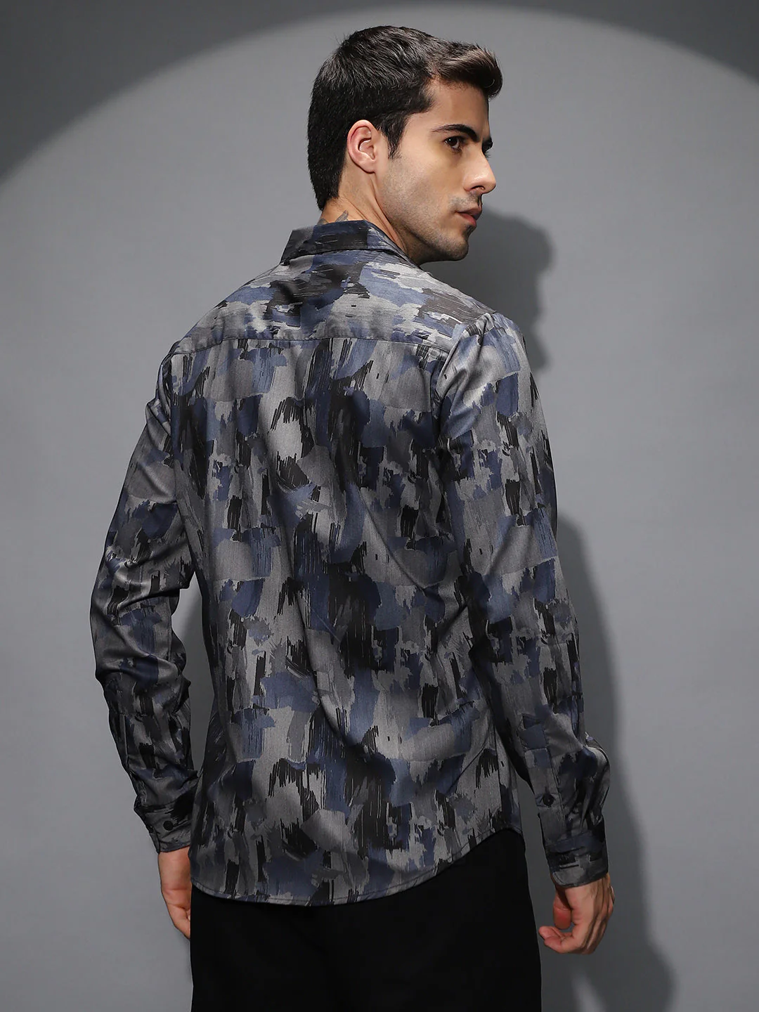 Fray-Stroke Imprint Shirt - Image 4