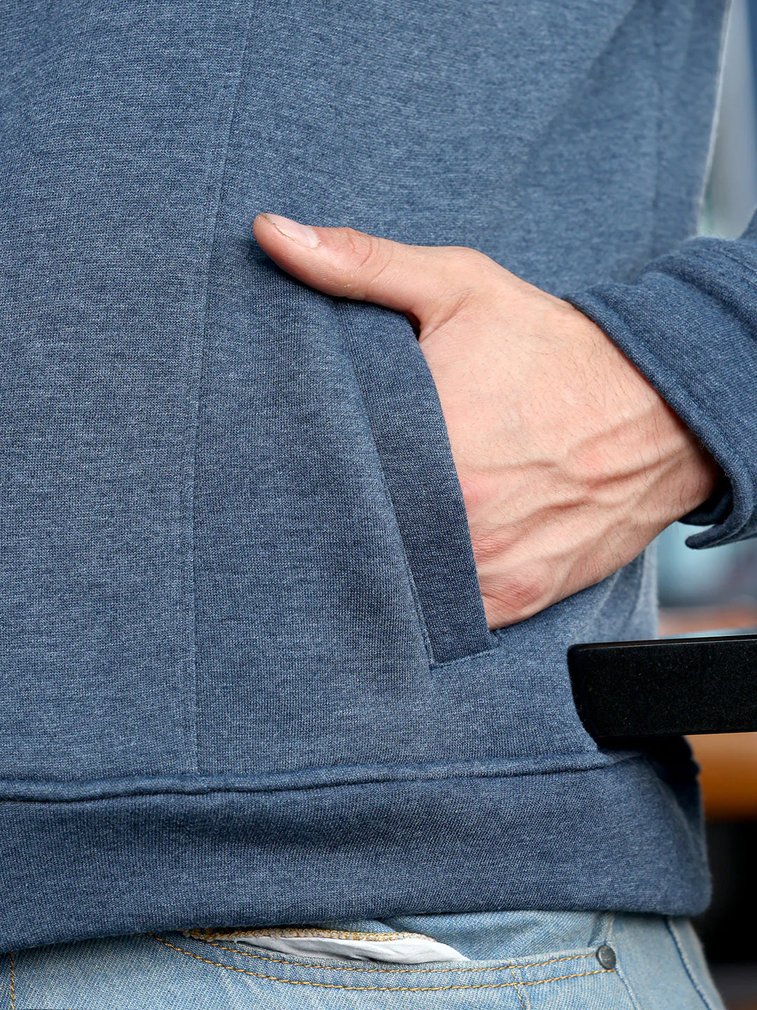 Panel-Stitch Knit Jacket - Image 8