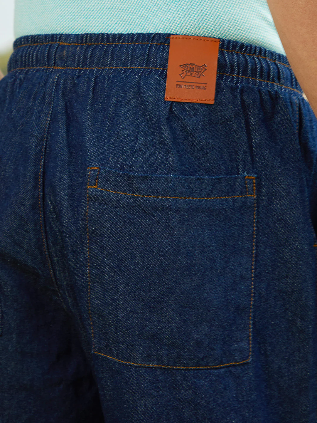 Pleated Denim Jeans - Image 7