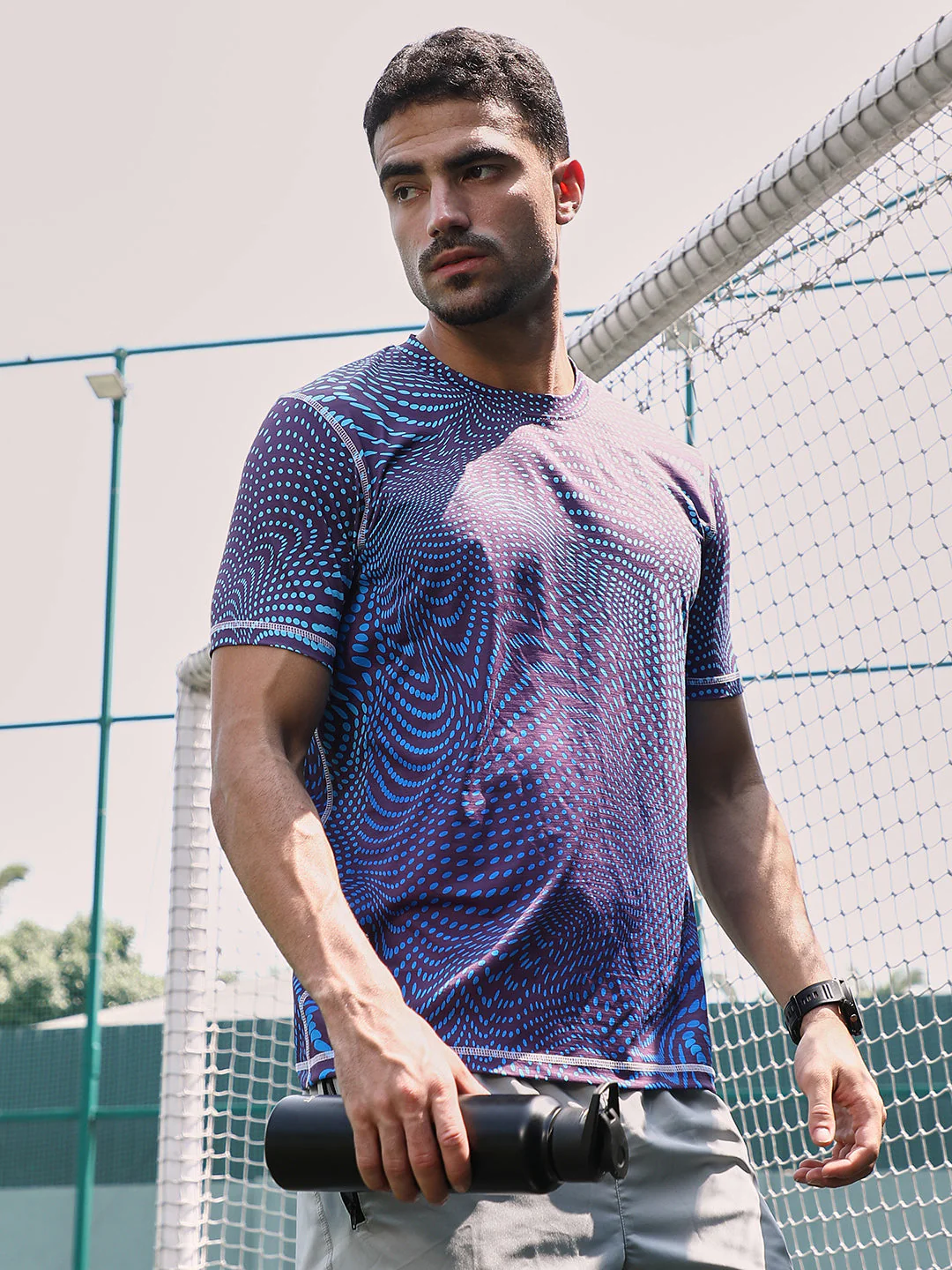 Polka-Swirl Activewear T-Shirt