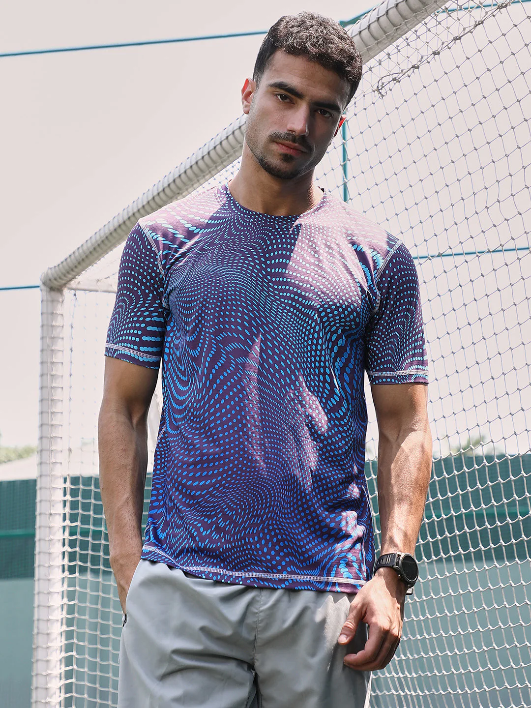 Polka-Swirl Activewear T-Shirt - Image 2