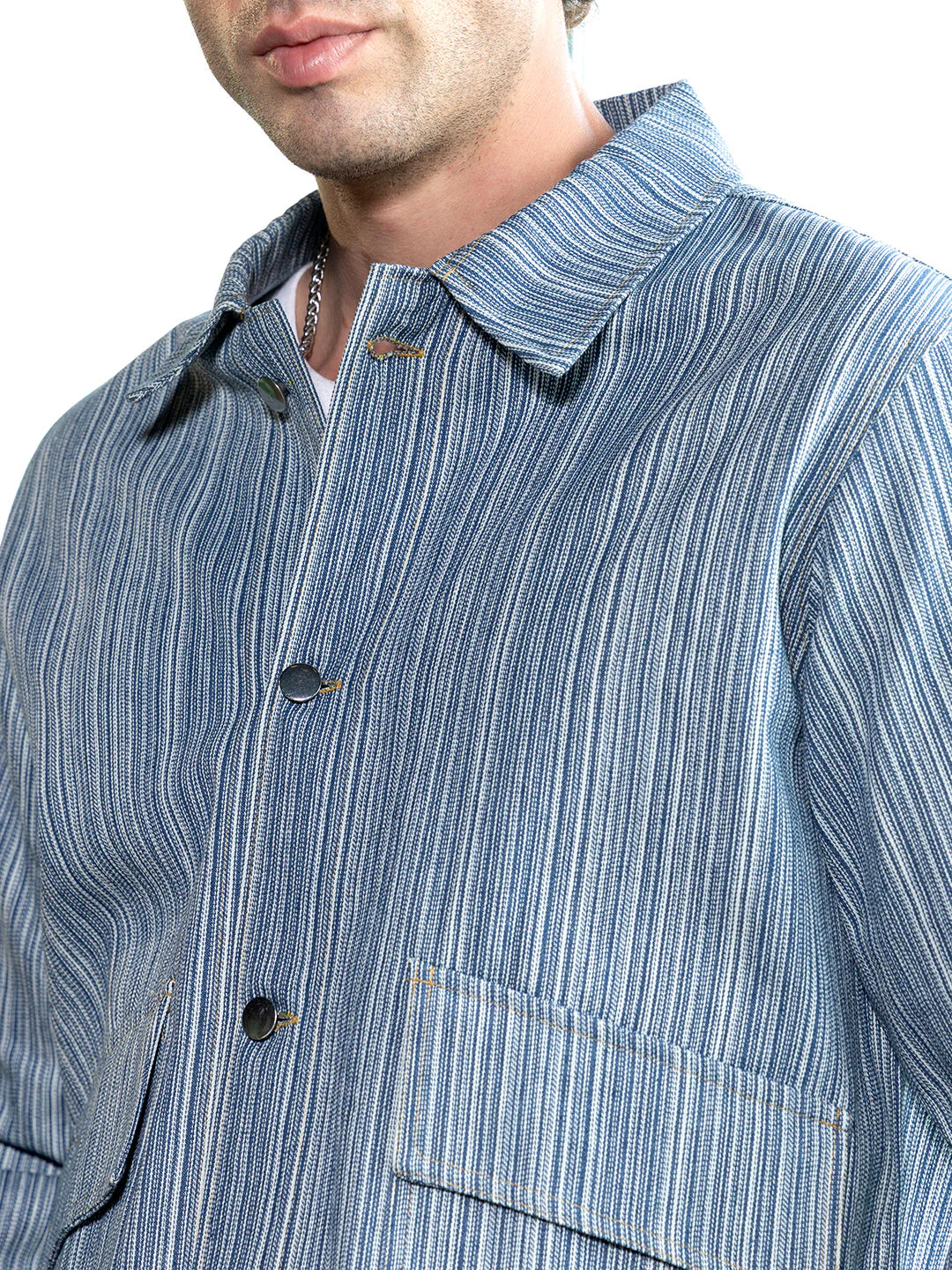 Relaxed Jacquard-Denim Jacket - Image 7